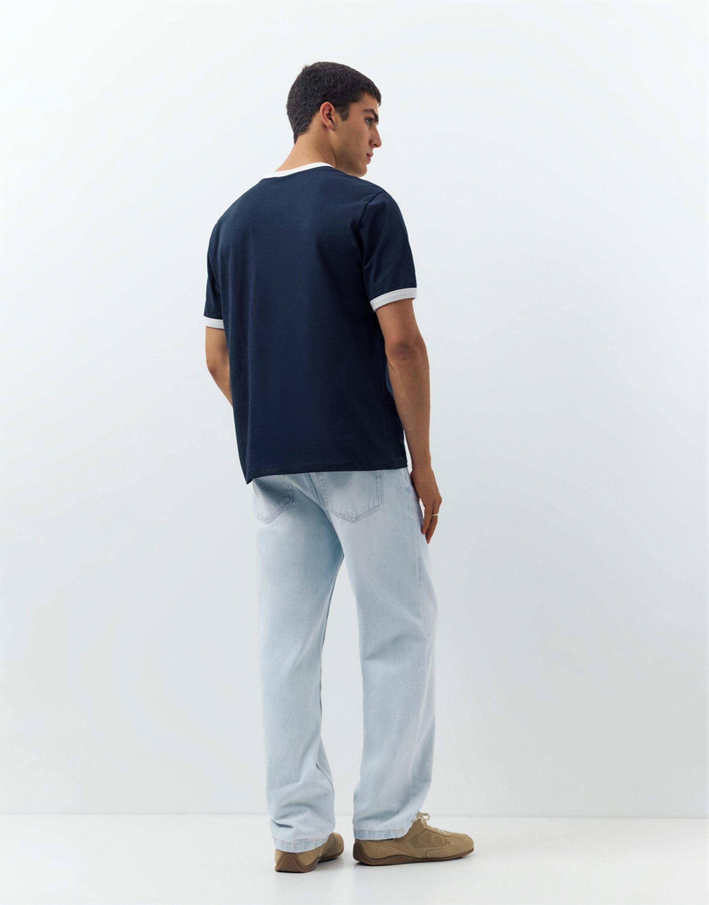 Straight-leg jeans — Pale indigo