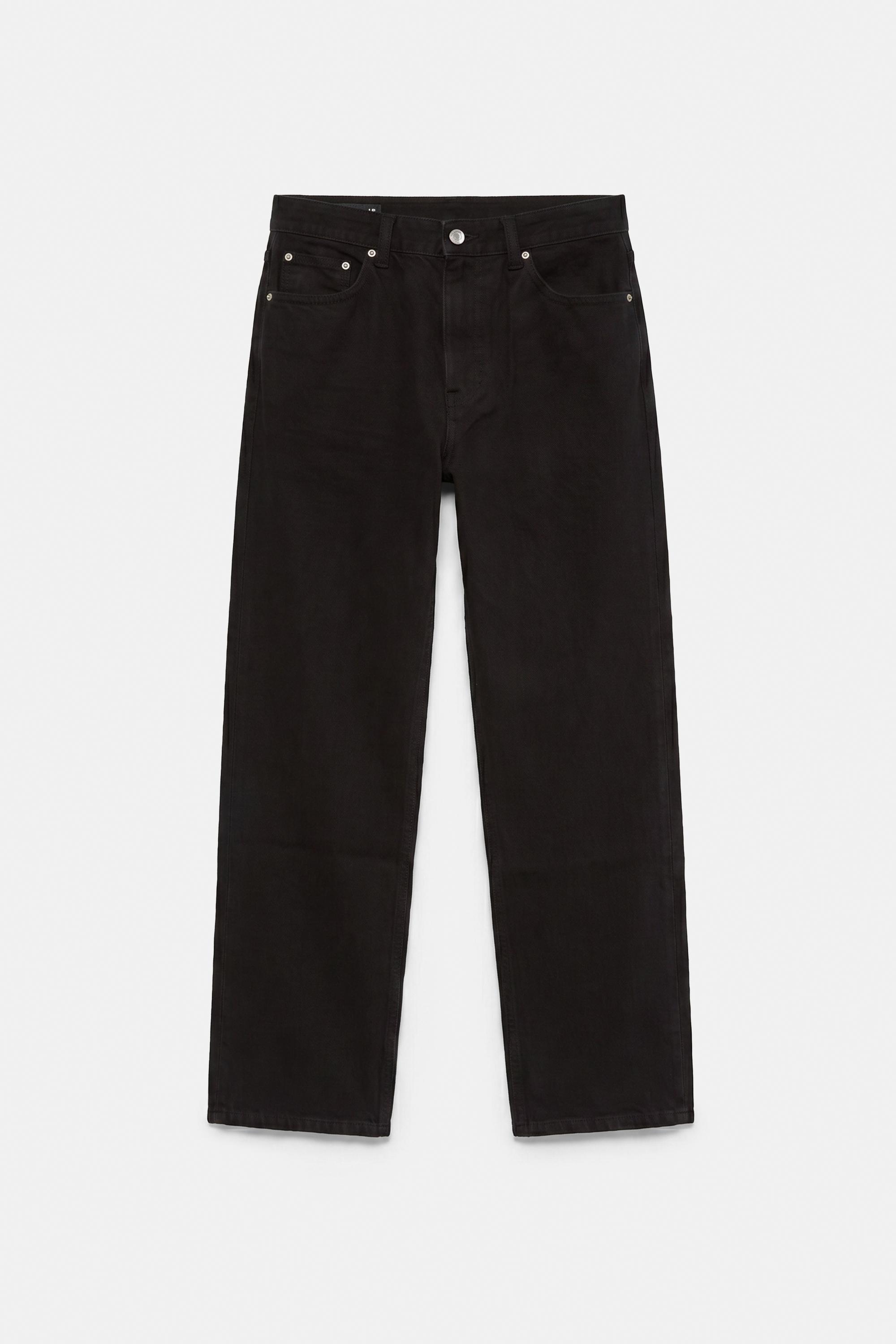 Straight-leg trousers — Black (alternate view)
