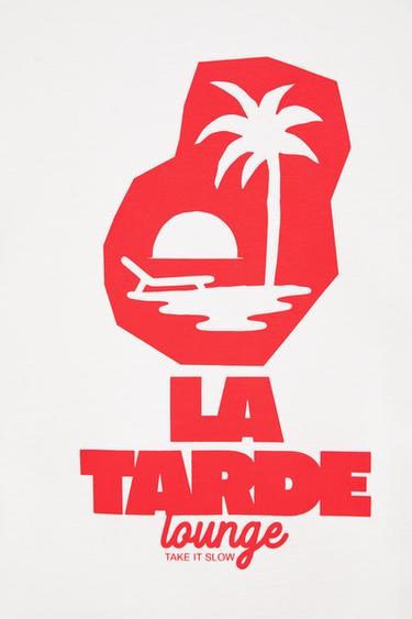 La Tarde graphic T-shirt — White 6