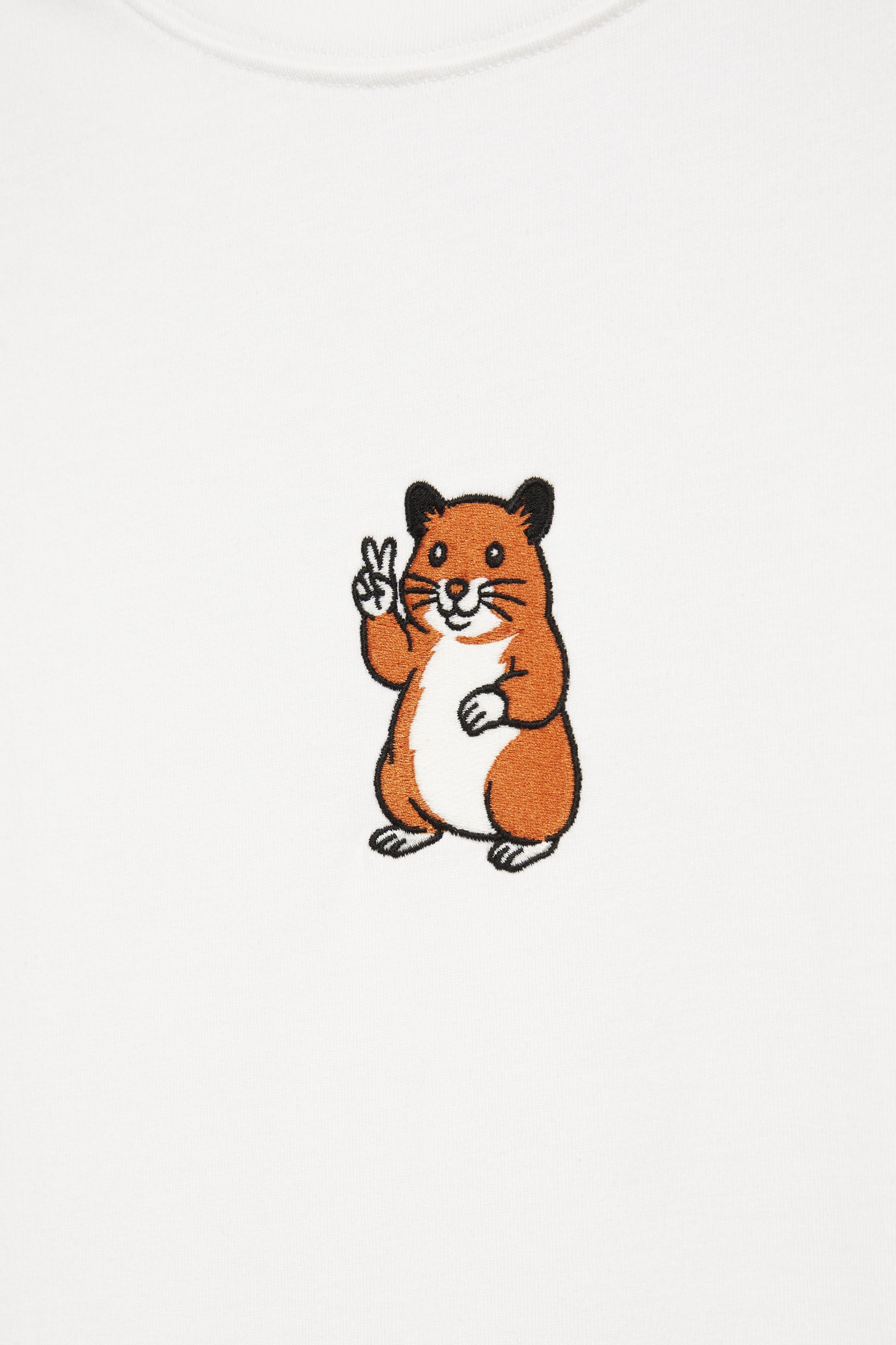 Hamster graphic T-shirt — White