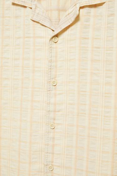 Short sleeve check shirt — Vanilla 6
