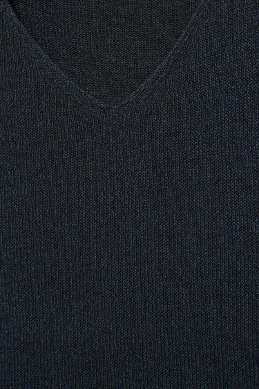 V-neck knit vest — Anthracite grey 7