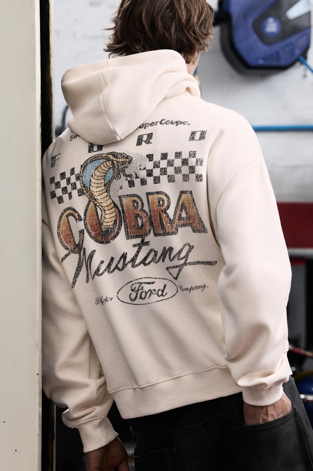 Ford Cobra hoodie — Off white