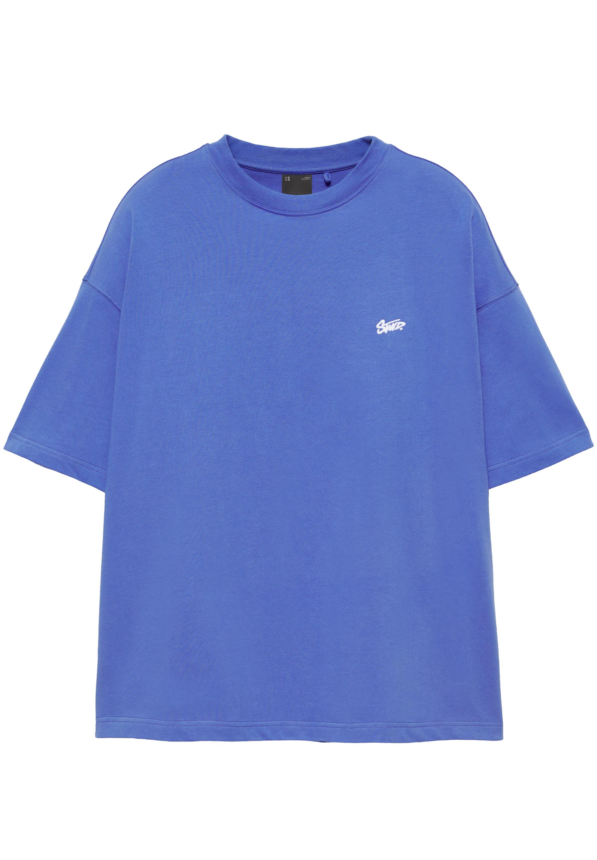 STWD logo boxy T-shirt — Blue