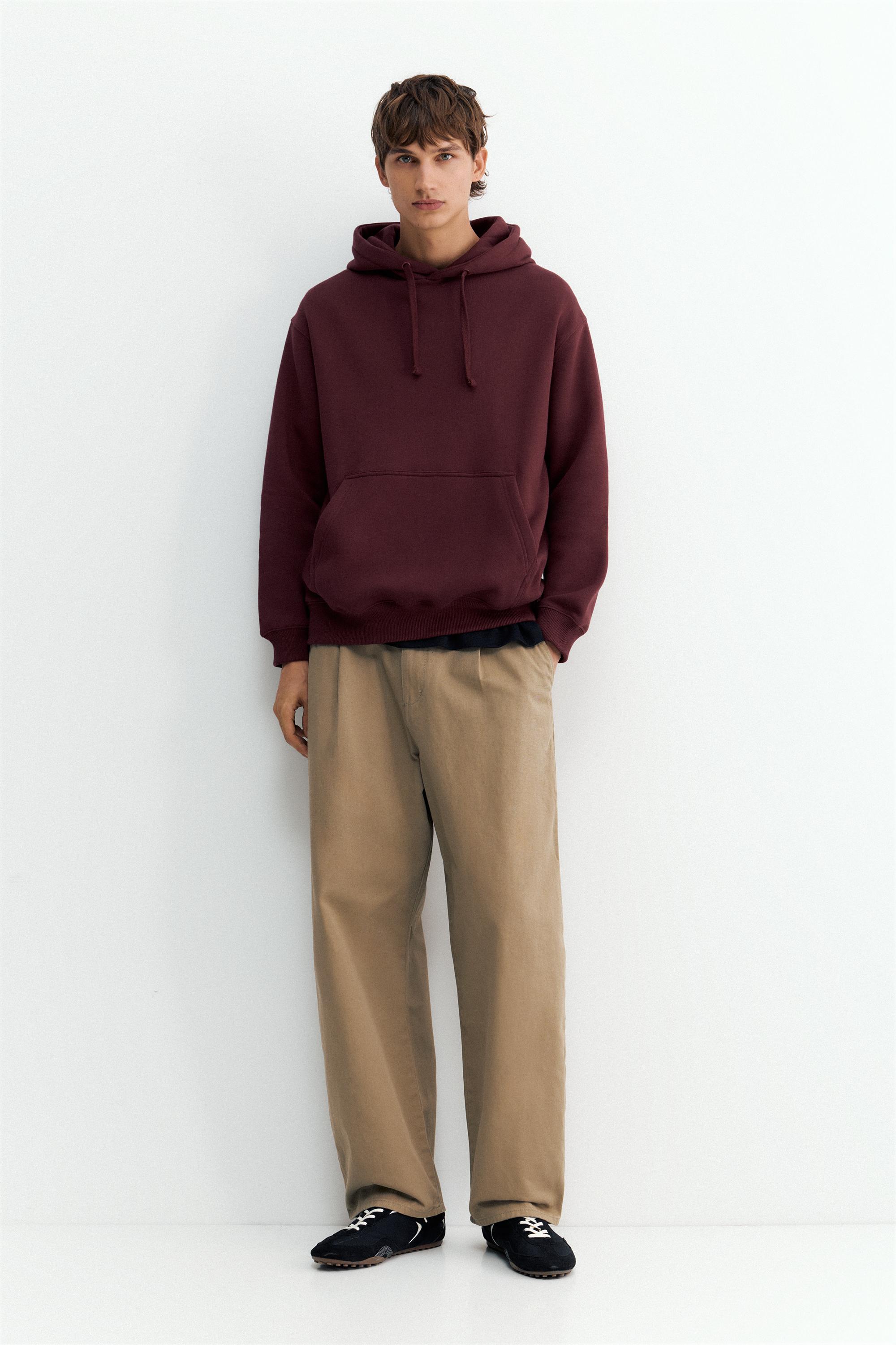 Basic hoodie — Burgundy