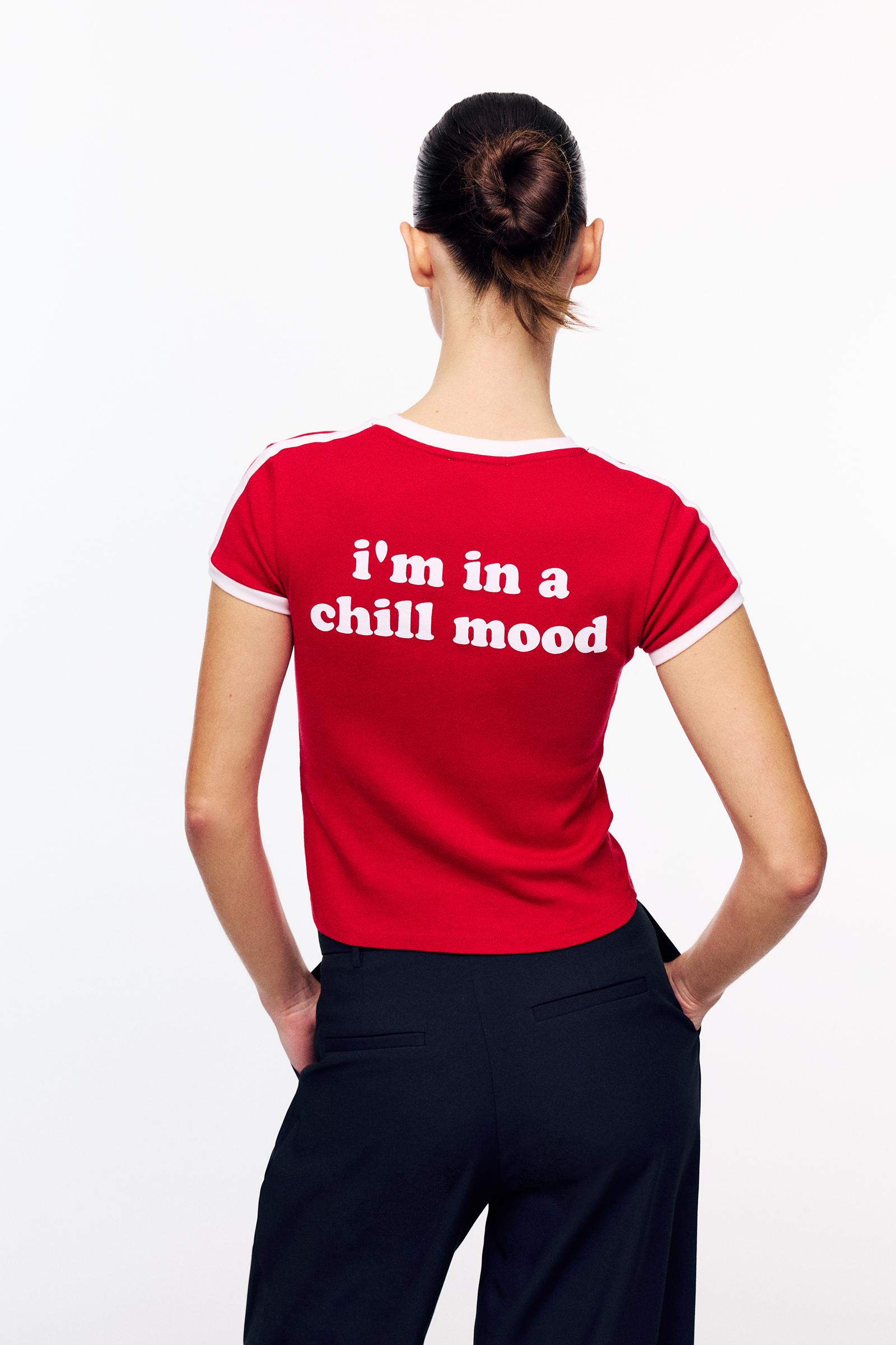 Slim fit grafik t-shirt - Görsel 6