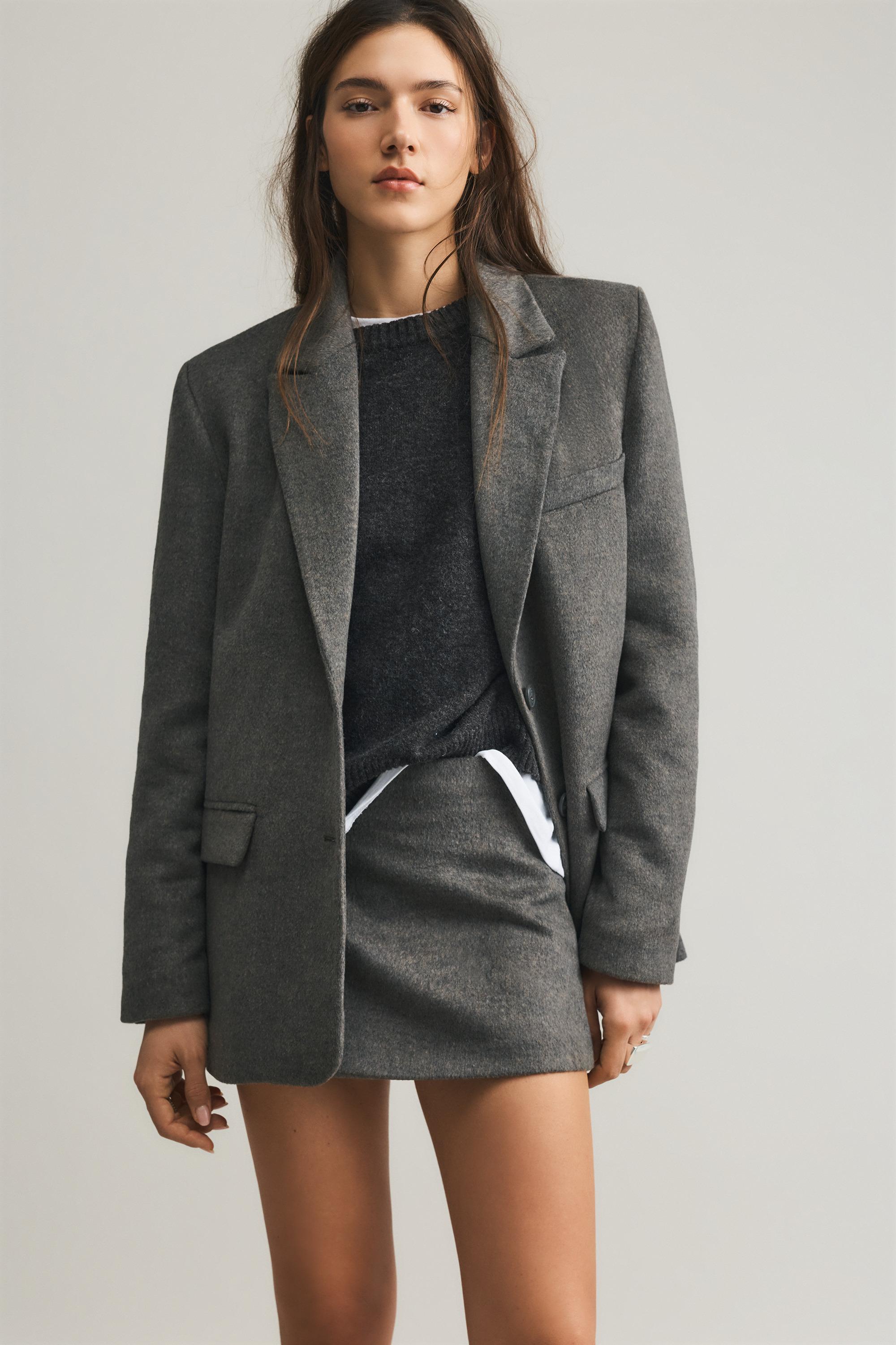 Soft mini skirt — Mole brown