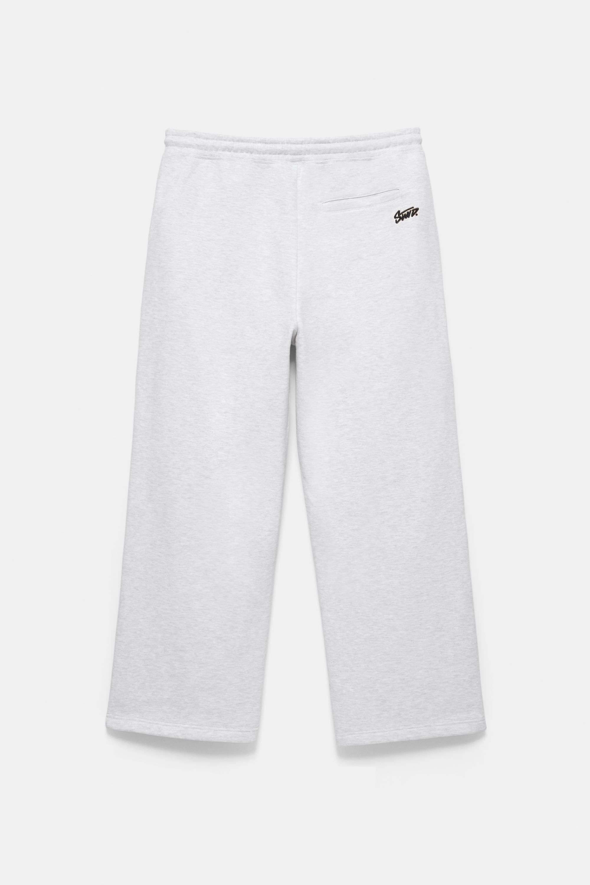 STWD baggy joggers — Pale marl