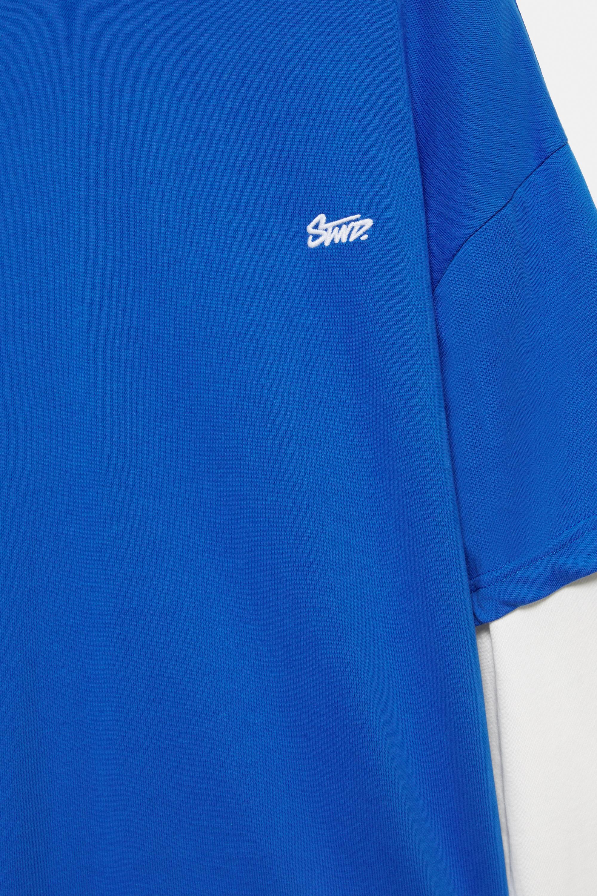 Double sleeve T-shirt — Deep blue