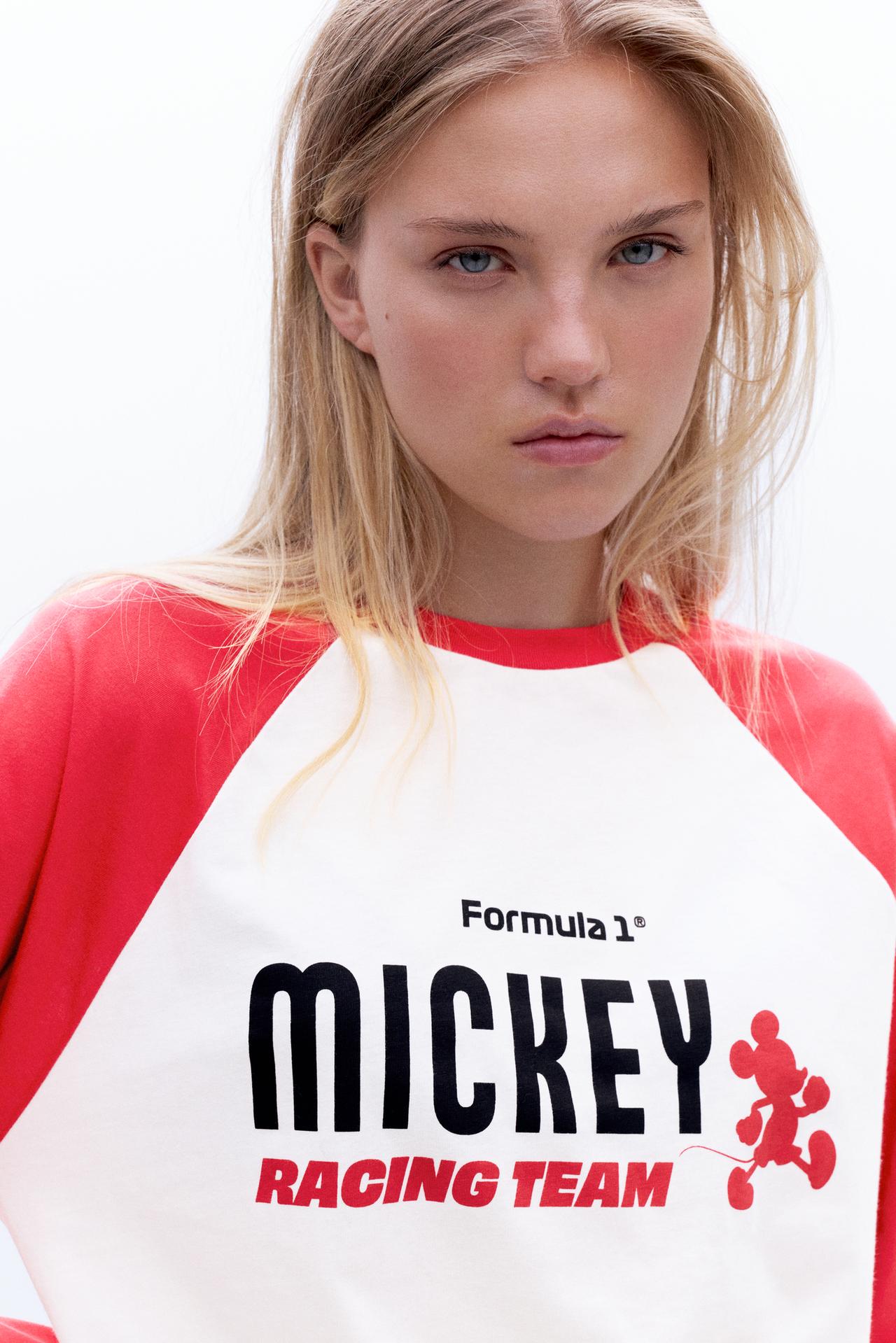 Disney x F1 raglan T-shirt — Ice