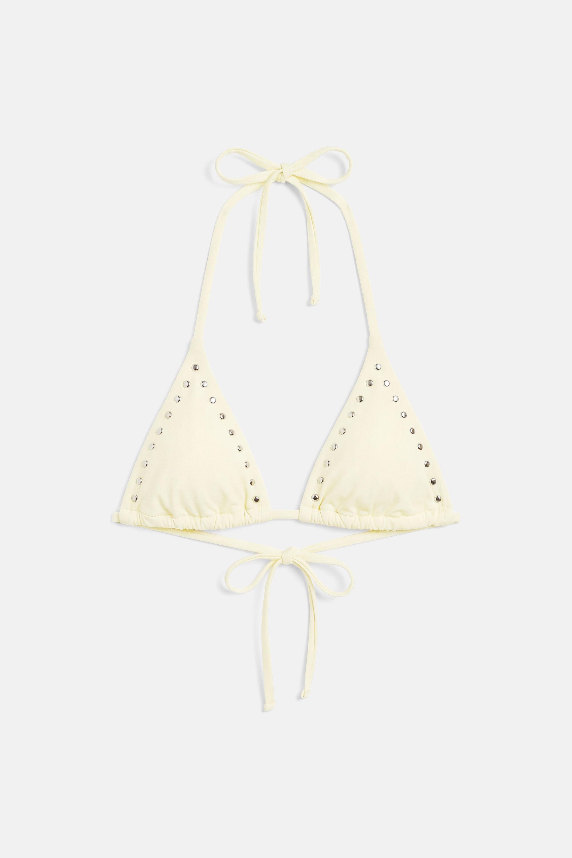 Studded bikini top — Butter