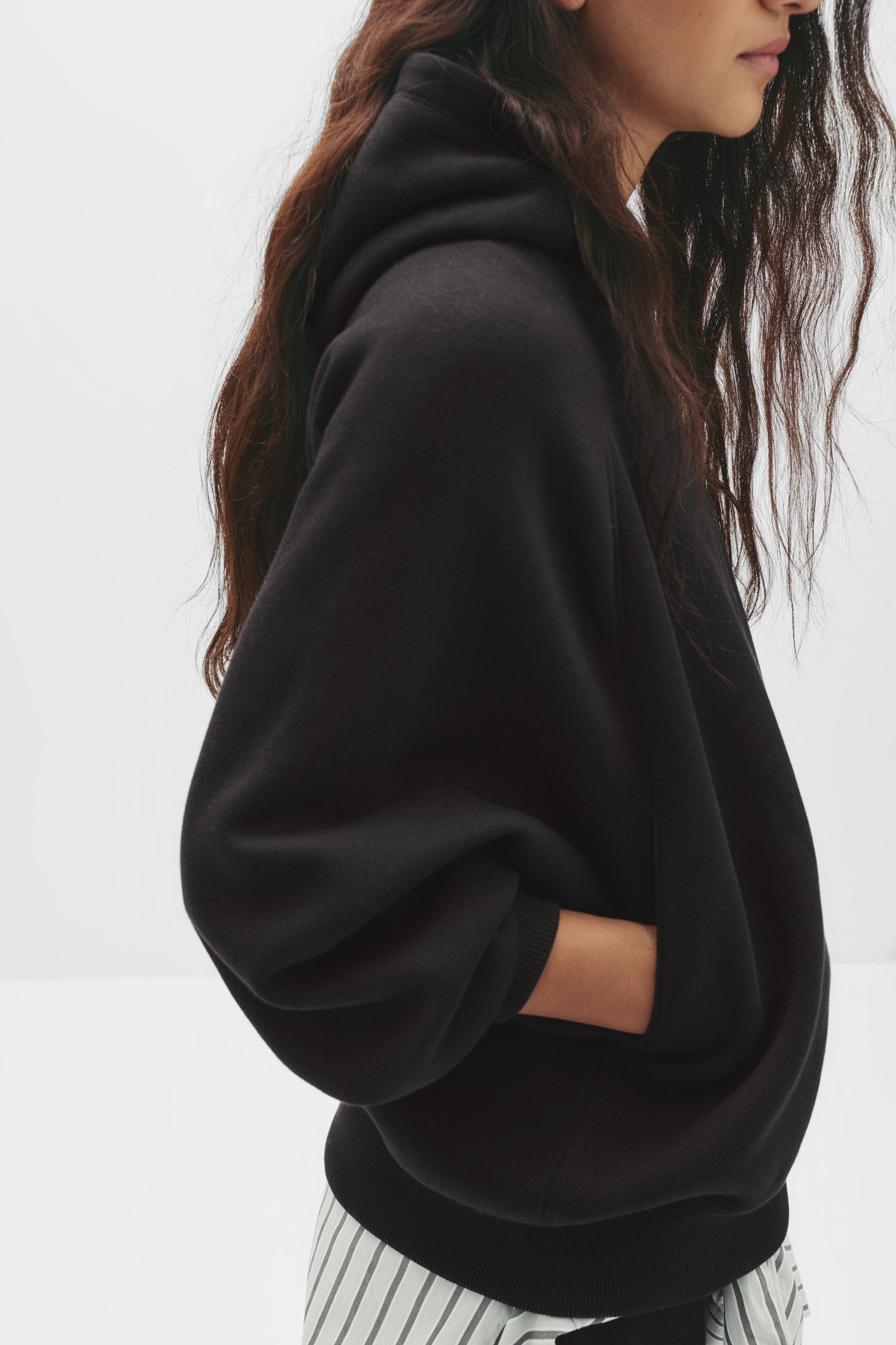 Oversize kapüşonlu sweatshirt - Görsel 22