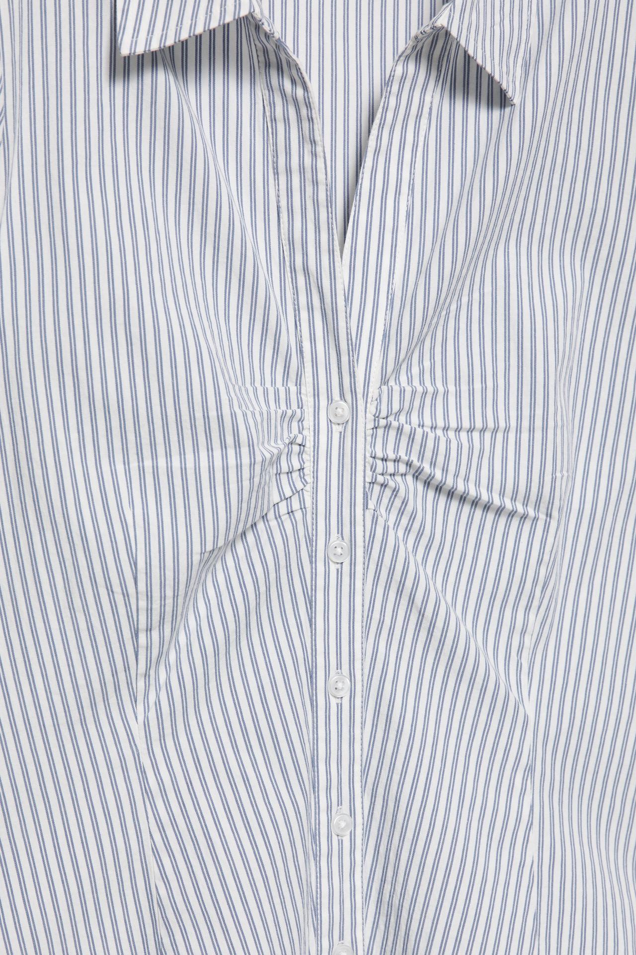 Slim fit short sleeve shirt — Blue/White
