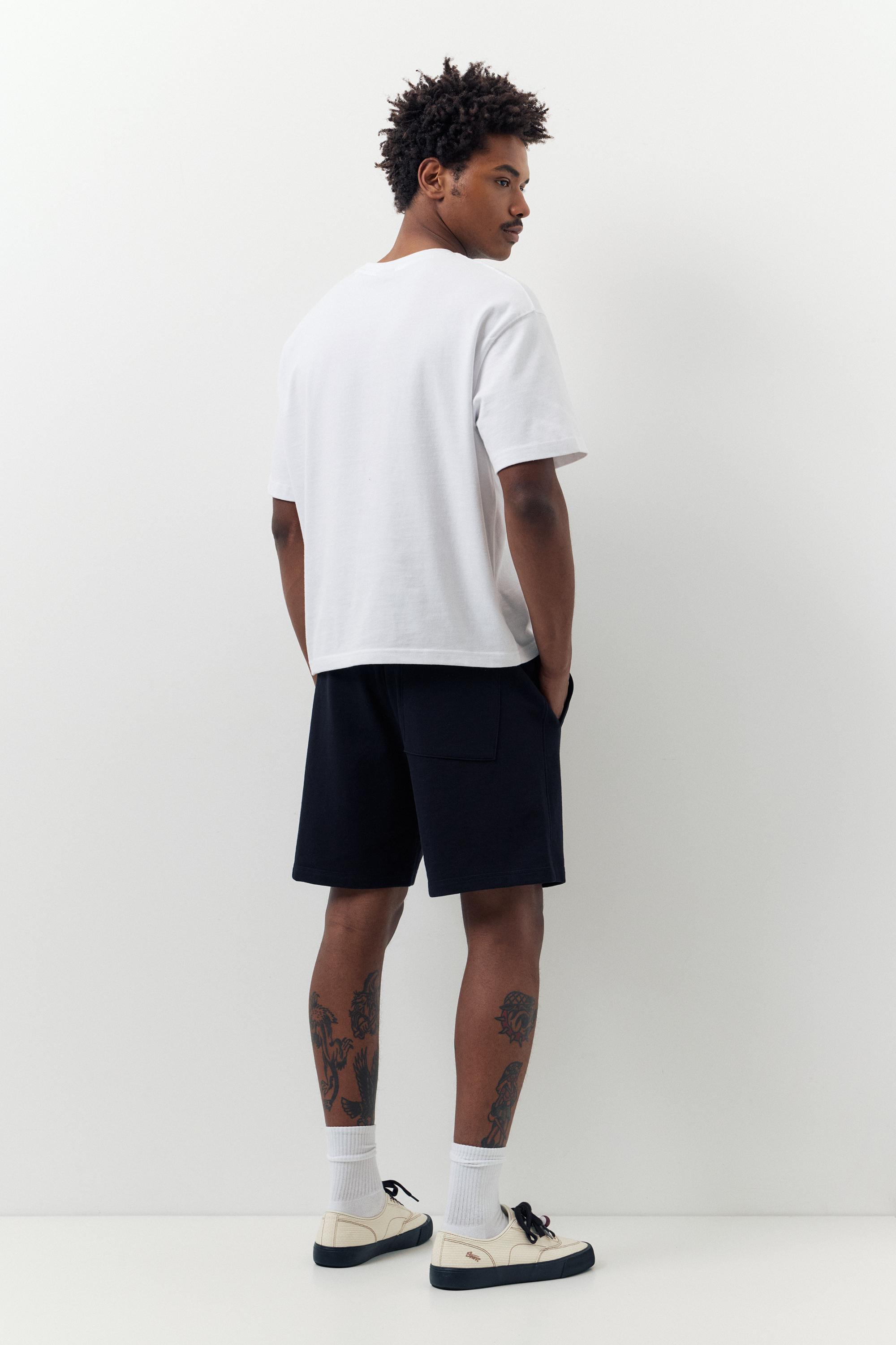 2-pack of STWD Bermuda short sweatpants — Anthracite grey