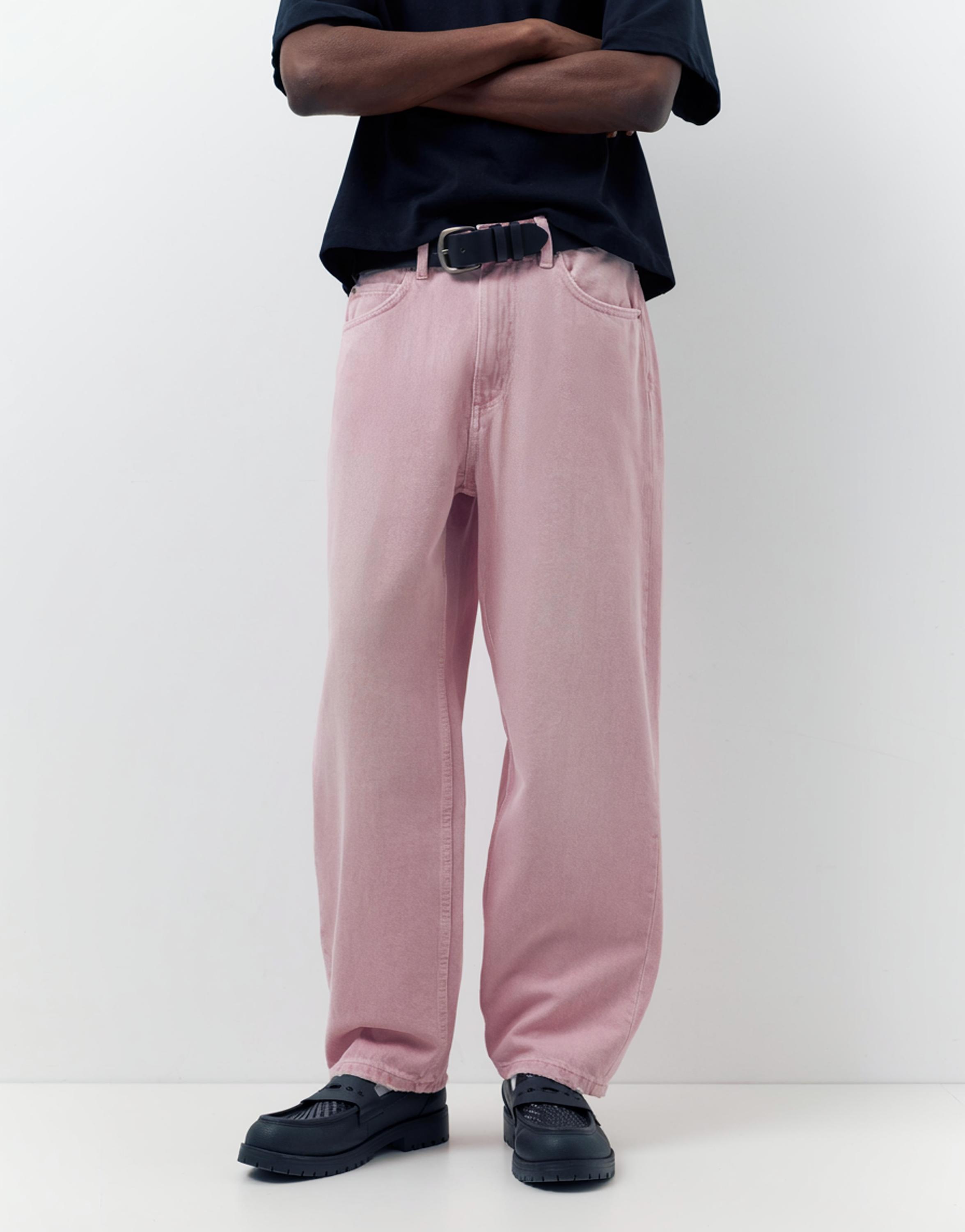 Baggy jeans — Rose pink