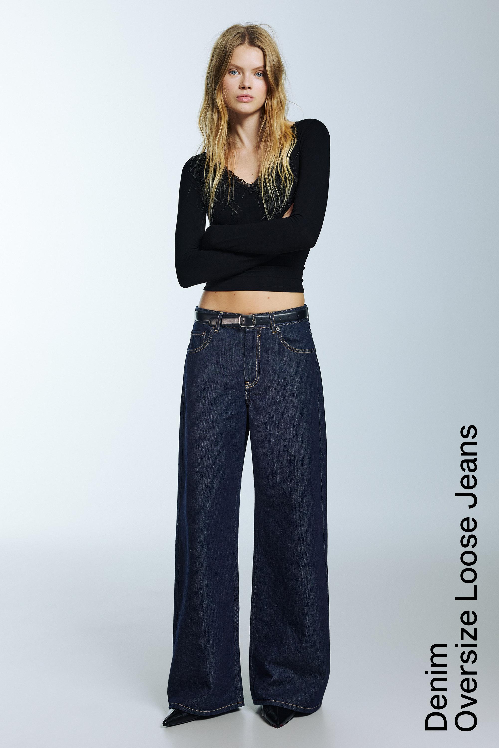 Oversize baggy jeans — Navy