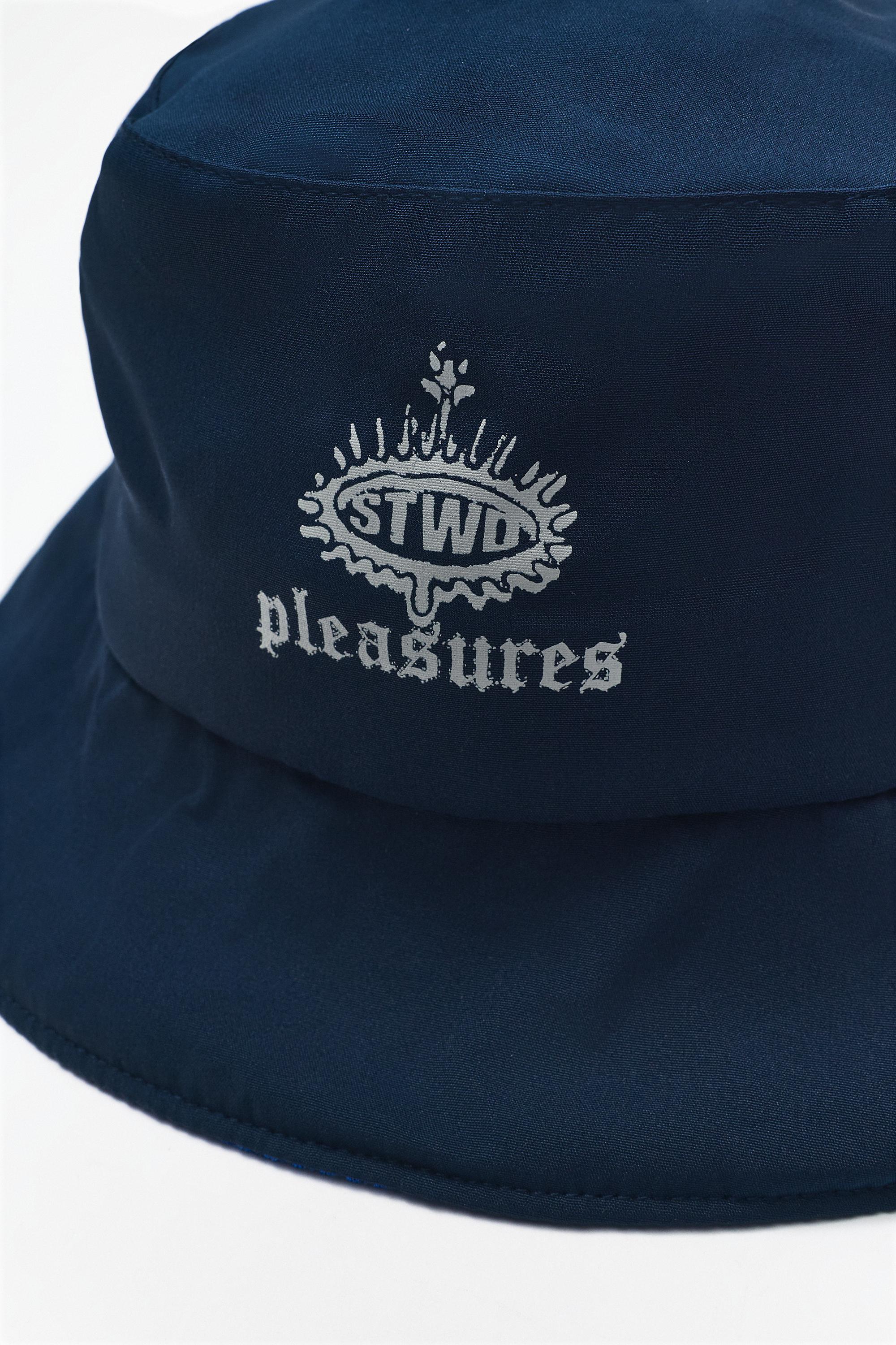 Pleasures x STWD bucket hat — Navy