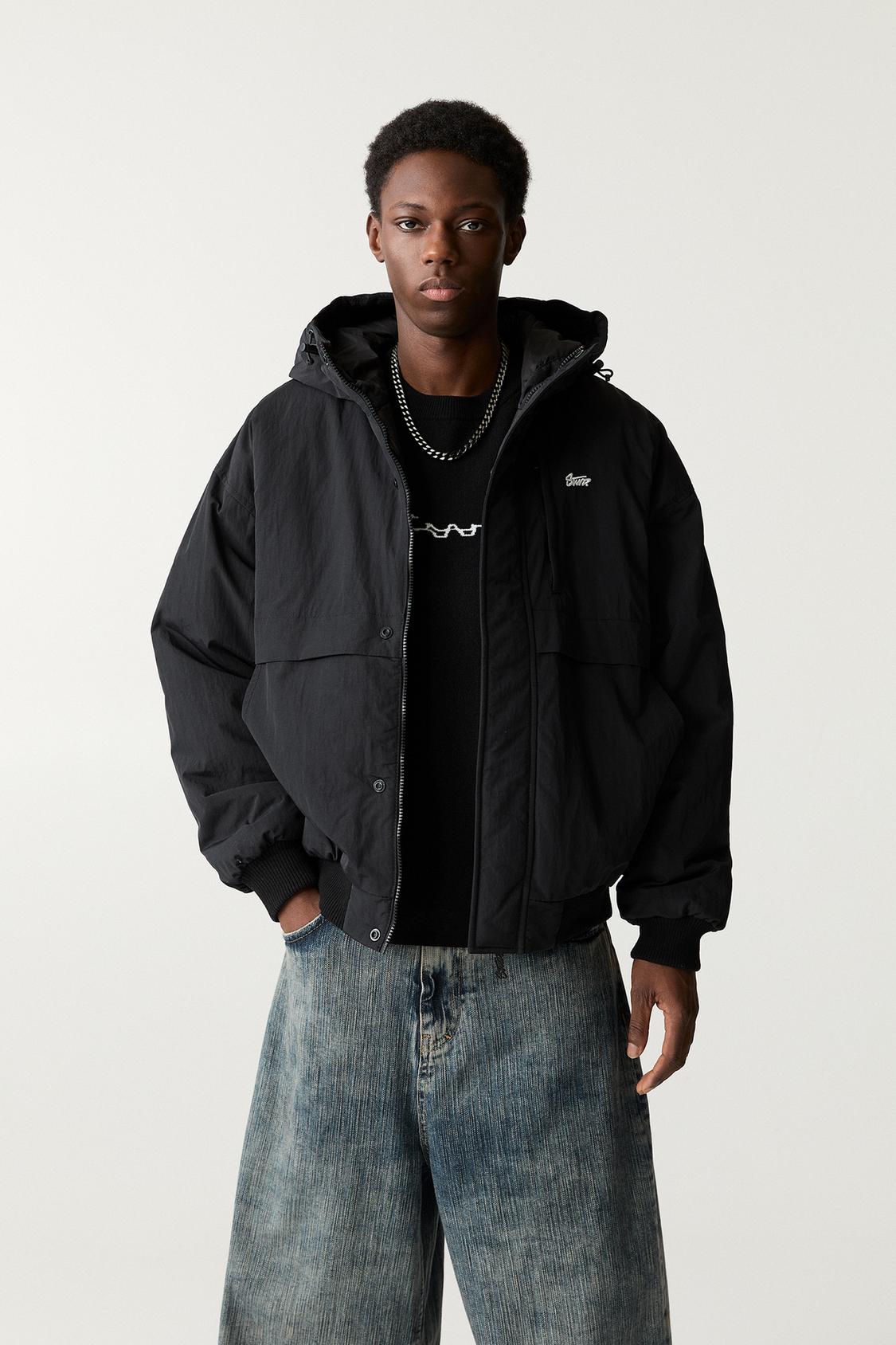 Puffer Coat Parka Pull And Bear Hombre Chaqueta Pull Bear