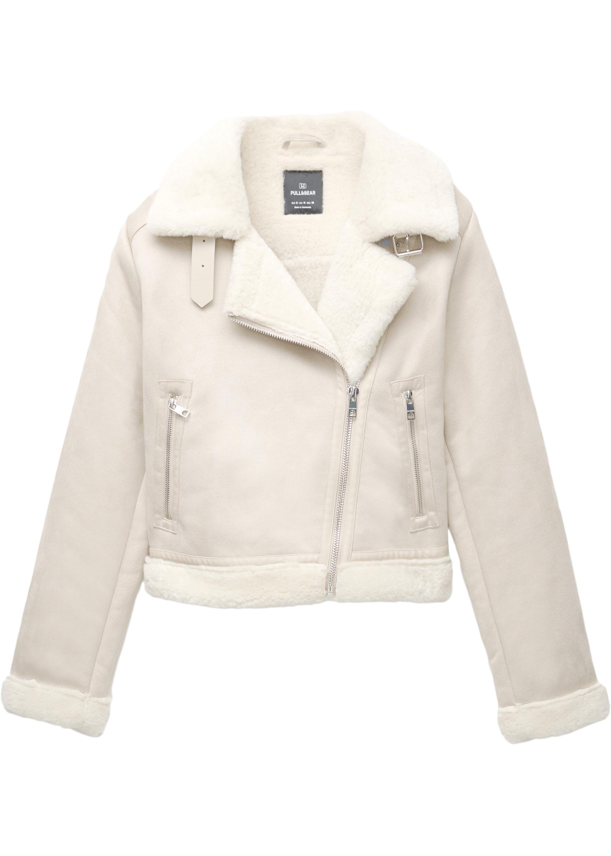 Short Reversible Jacket — Ecru