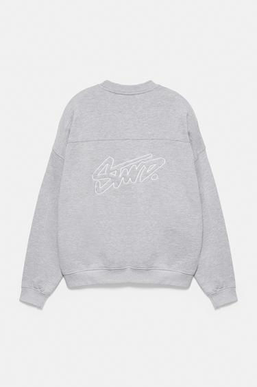 STWD boxy sweatshirt — Grey marl 7