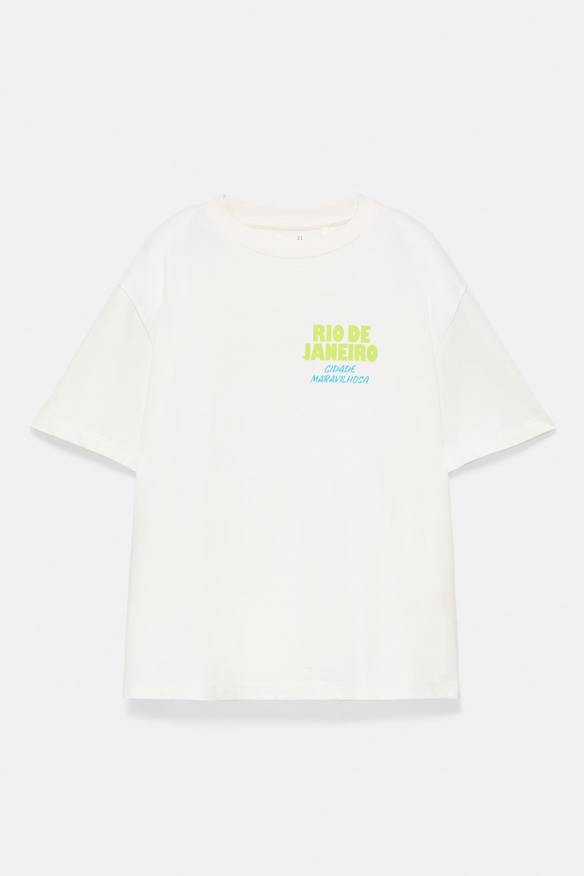 Rio de Janeiro graphic T-shirt — White