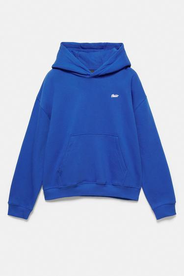 STWD logo boxy hoodie — Deep blue 6