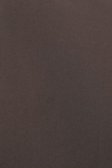 Slim fit straight smart trousers — Brown 8