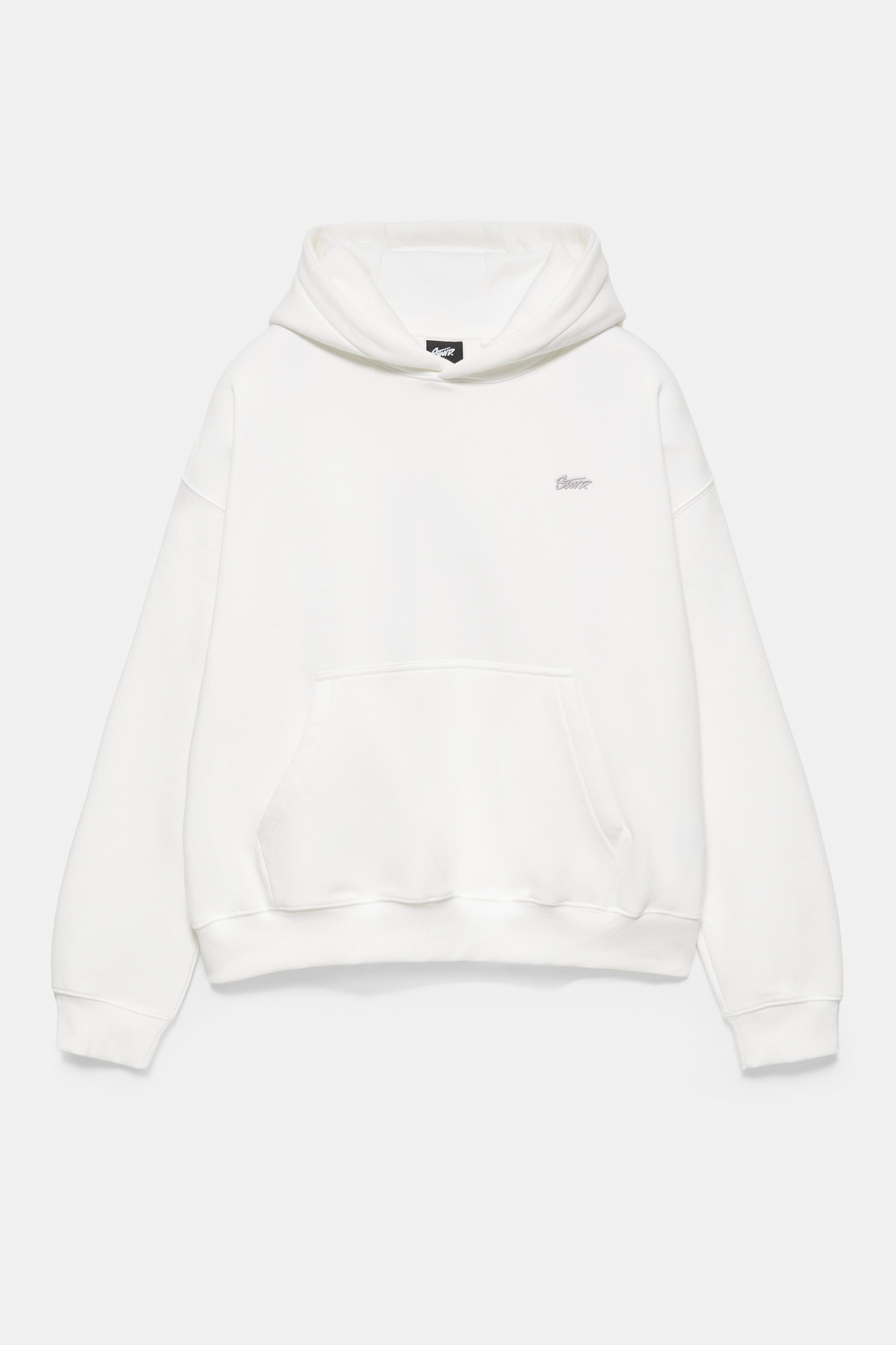 STWD logo boxy hoodie — Off white