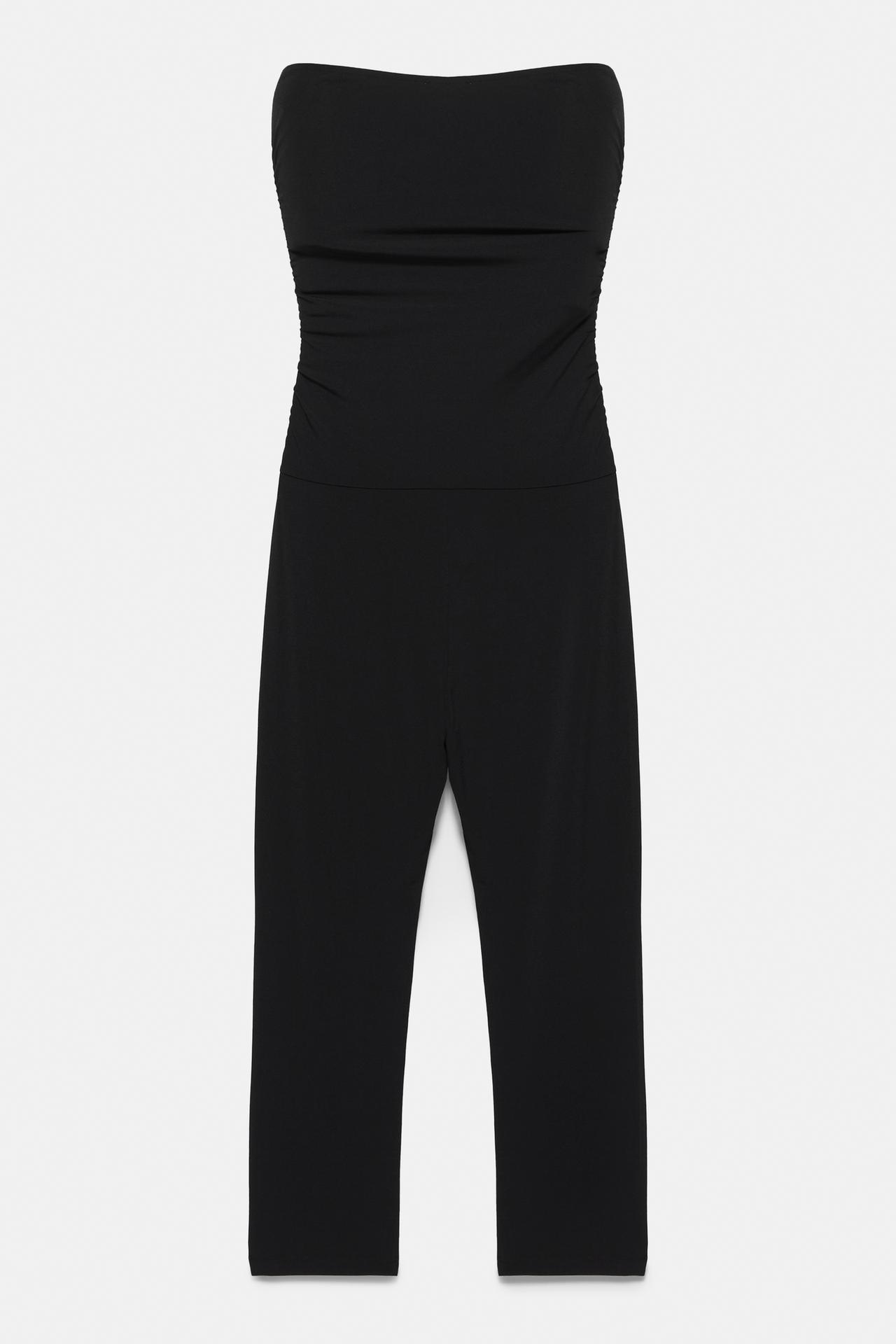 Strapless jumpsuit — Black
