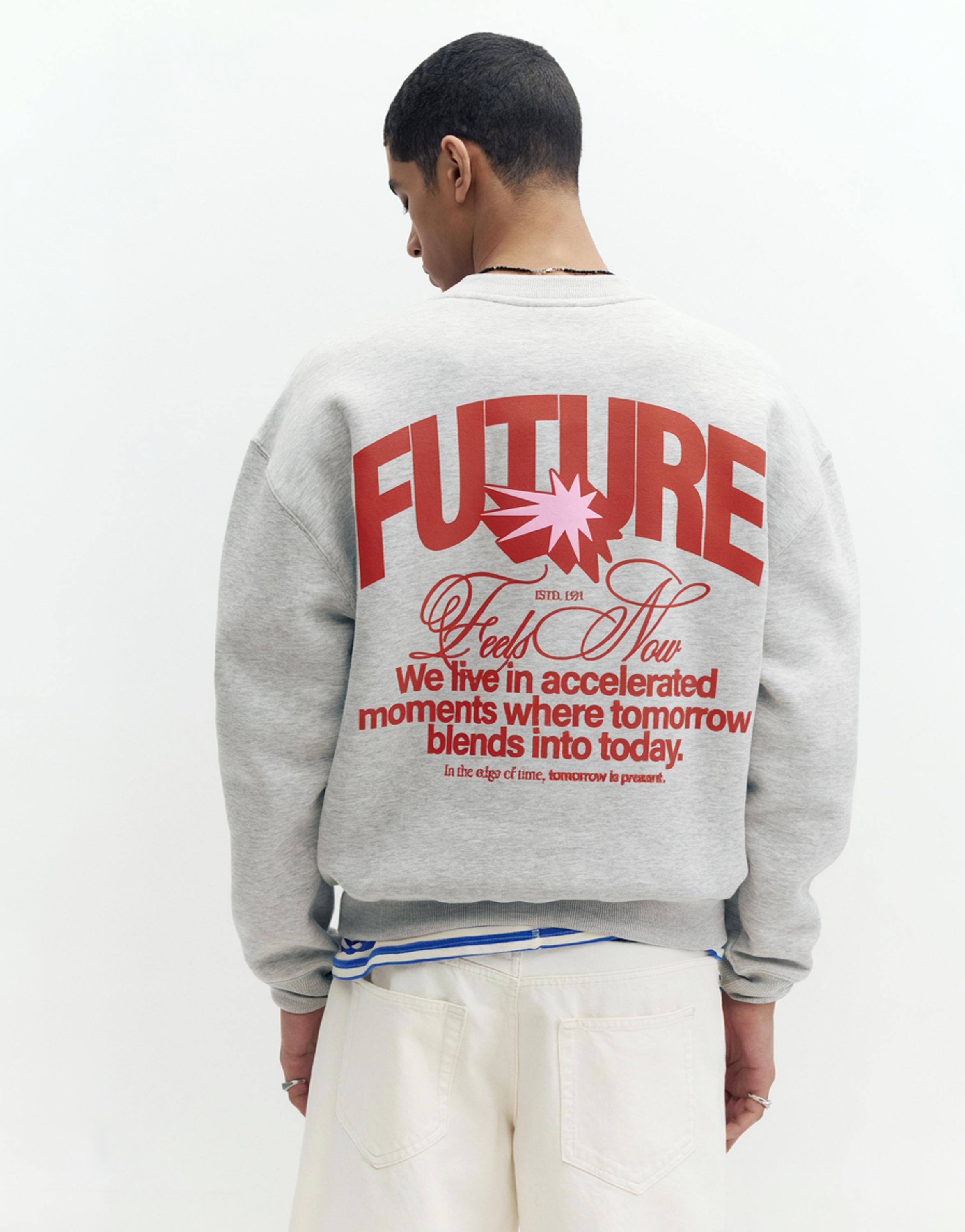 Gri Future sweatshirt - Görsel 28