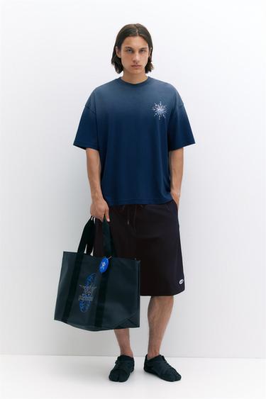 Pleasures x STWD boxy T-shirt — Dark blue 7