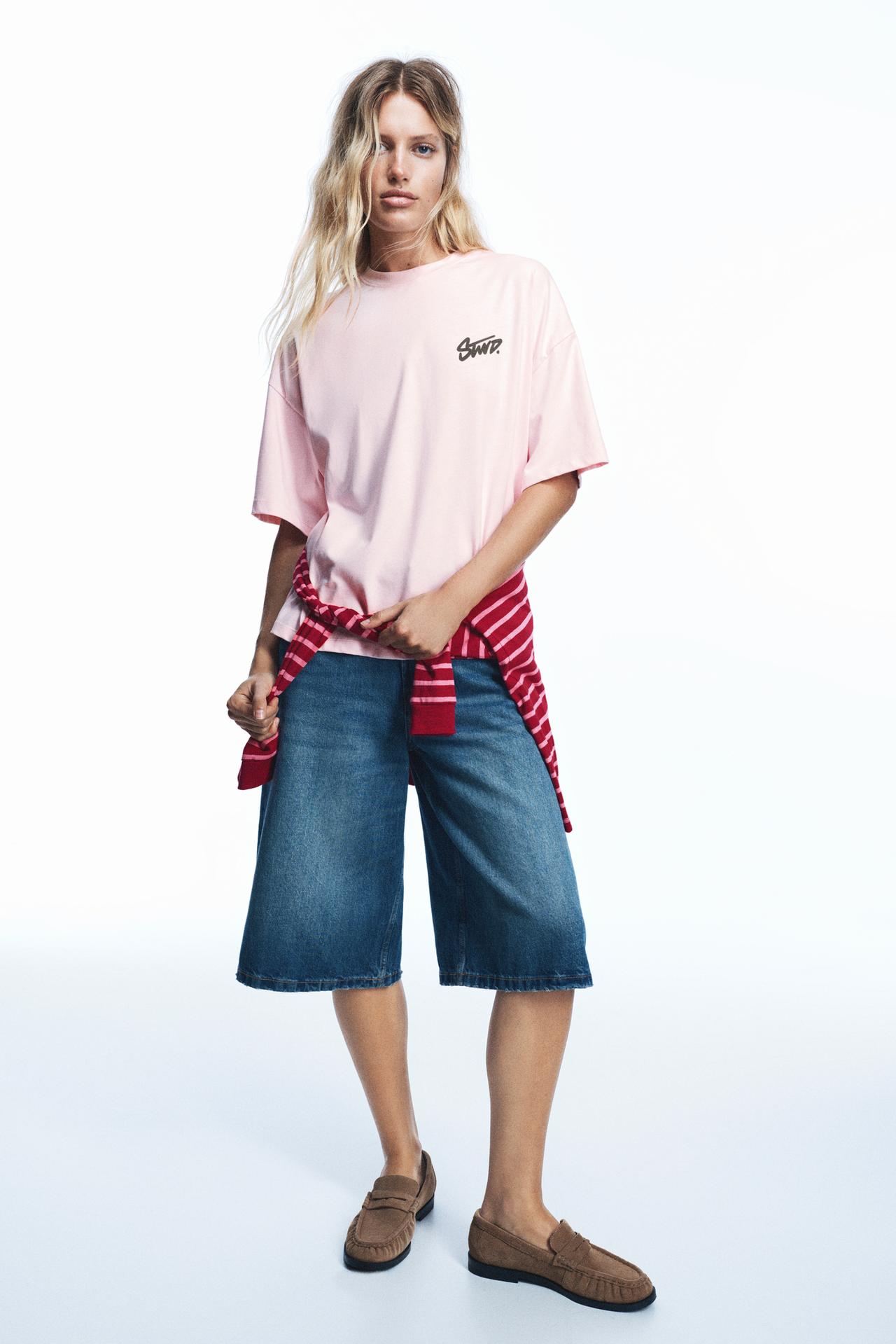 STWD graphic T-shirt — Pink