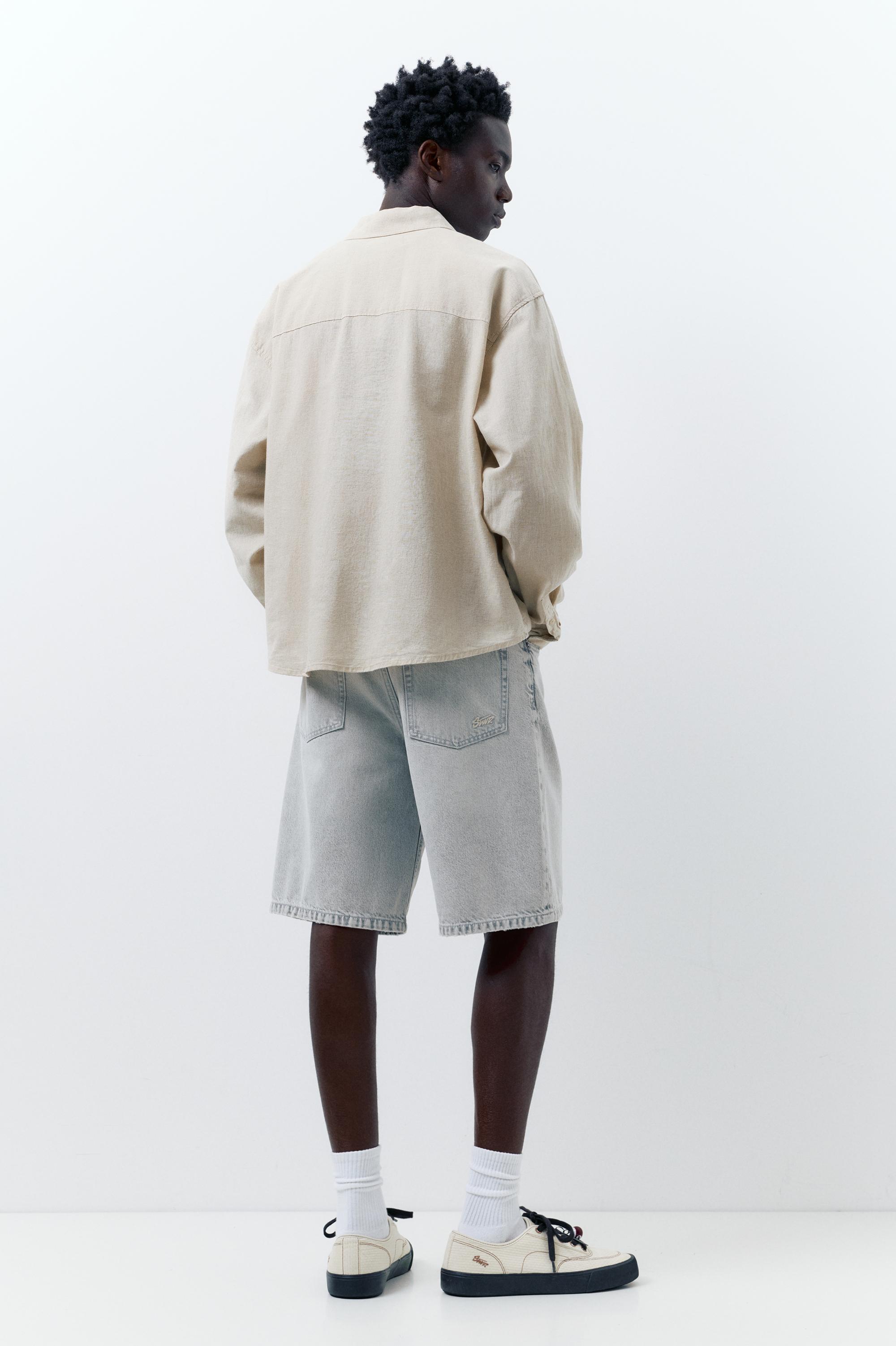 Ketenli gömlek - Görsel 28