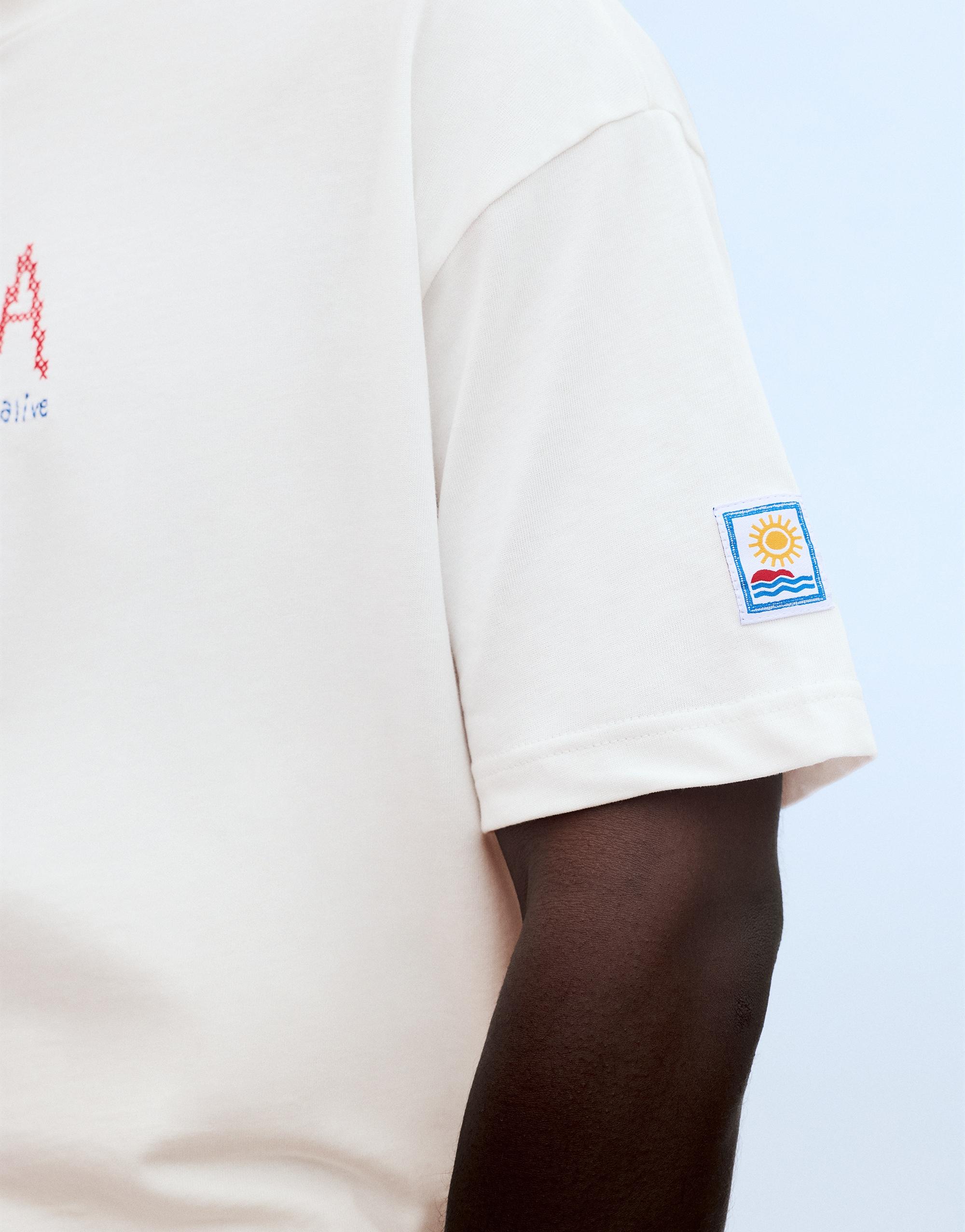 Relaxed fit Ibiza T-shirt — Off white
