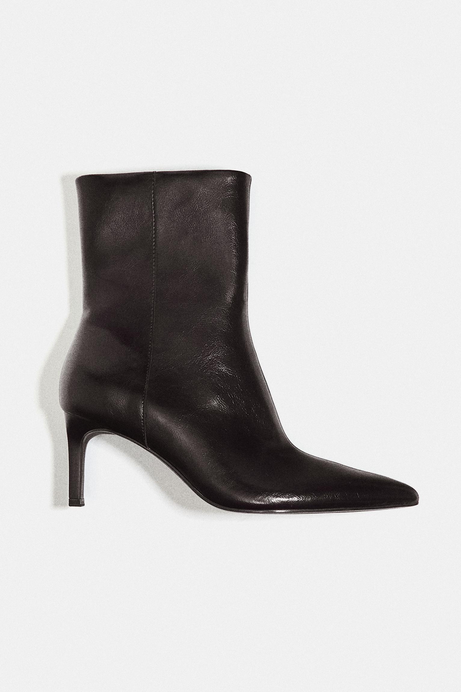 Stiletto heel ankle boots — Brown