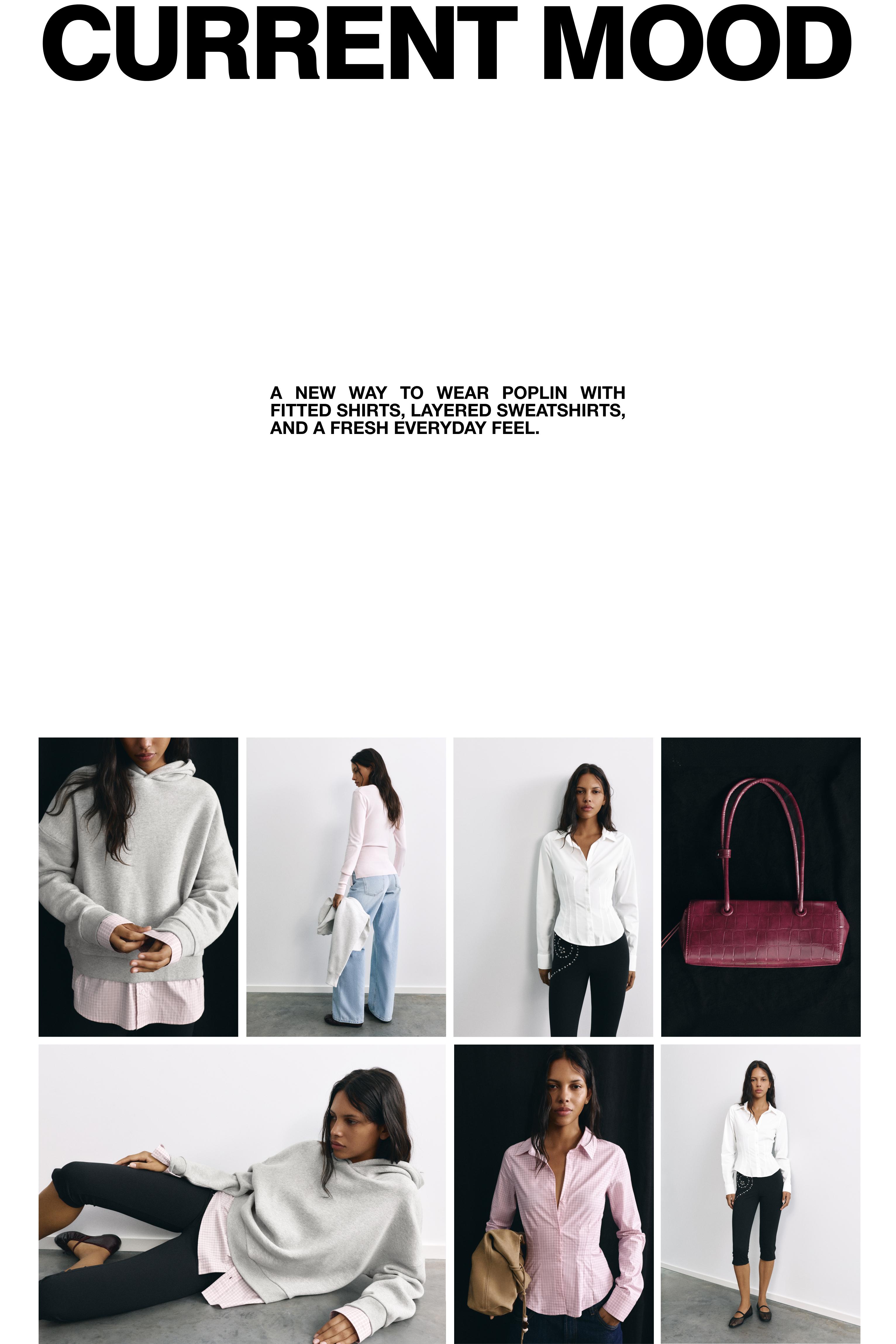 Fitted wide-cuff shirt — Pink