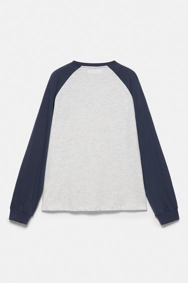 Oversize raglan sleeve T-shirt — Grey marl 6