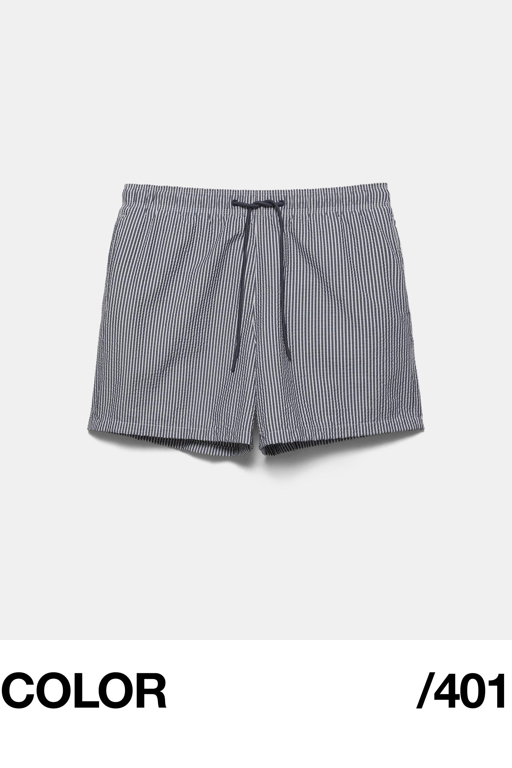 Gofre kumaş çizgili mayo - Görsel 39