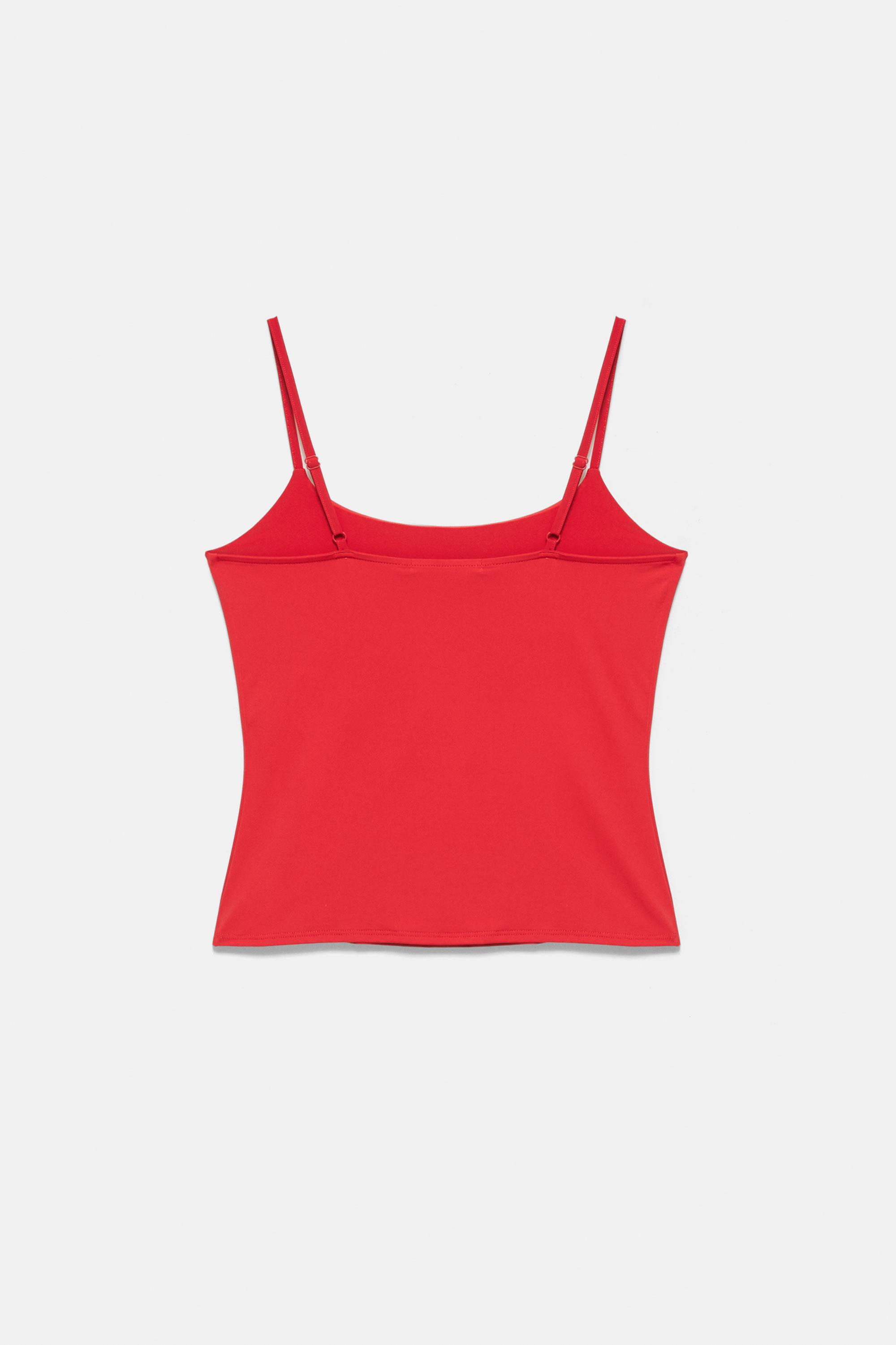 Basic top with adjustable straps — Red
