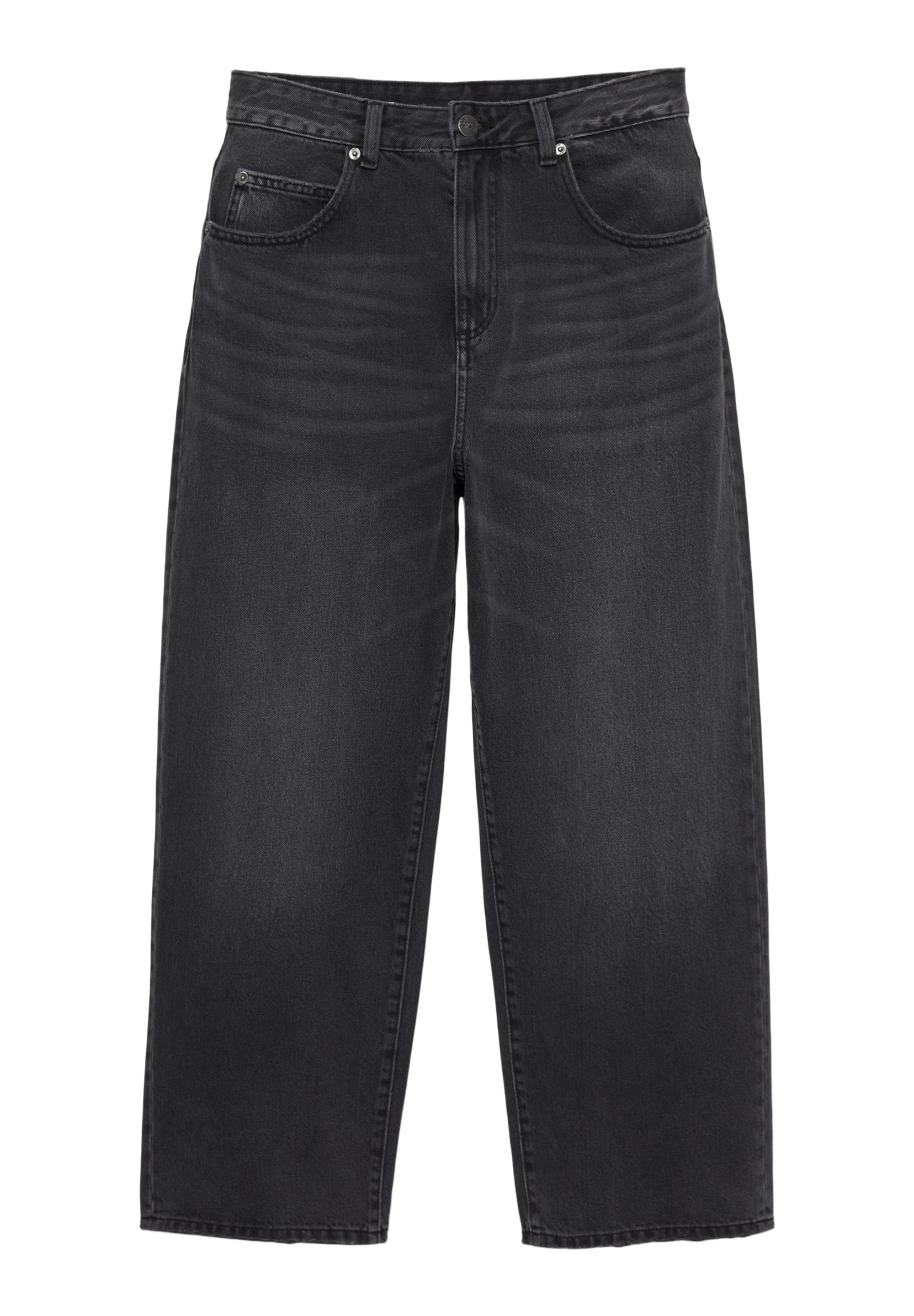 Relaxed fit baggy jeans — Faded black