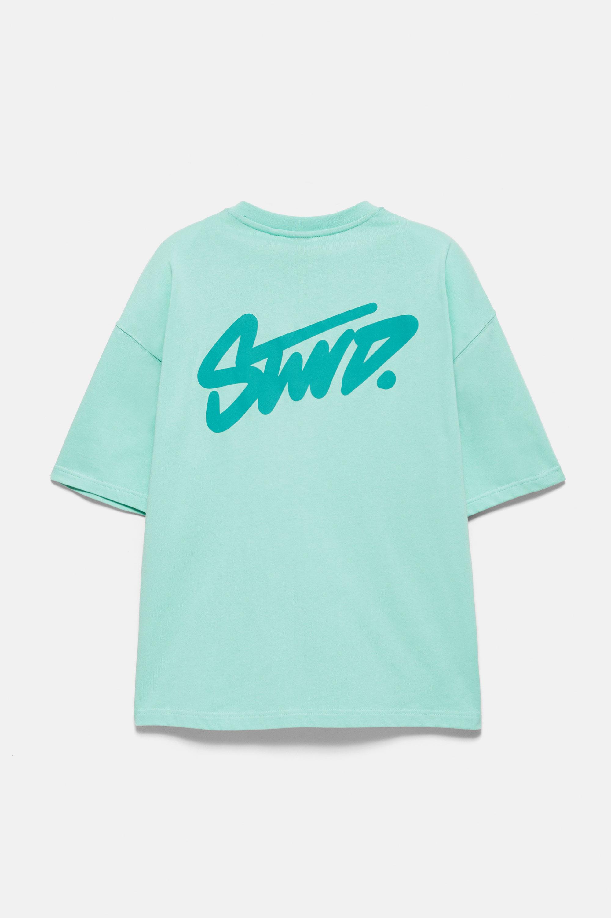 STWD logo boxy T-shirt — Green