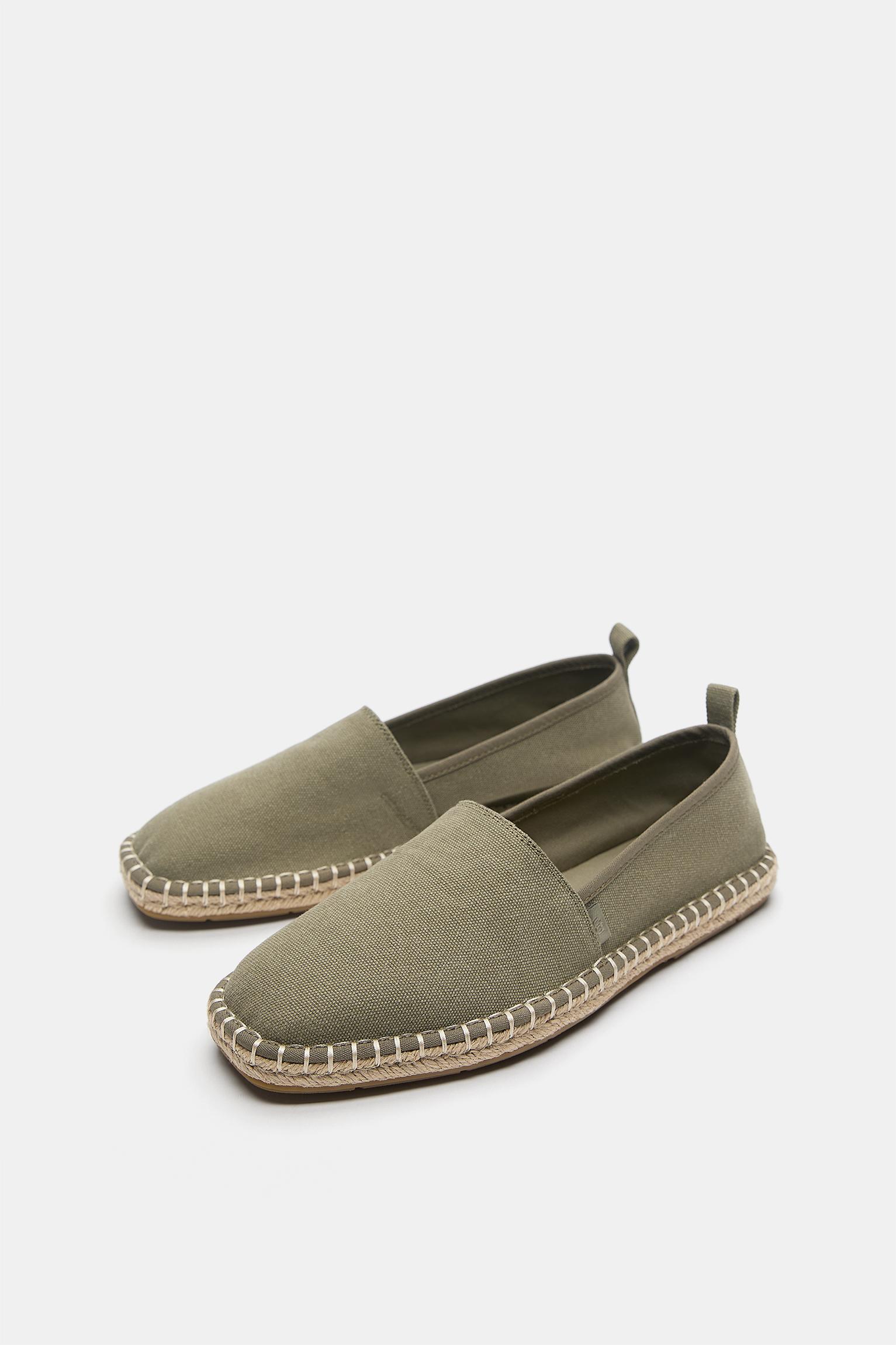 Jute espadrilles — Khaki