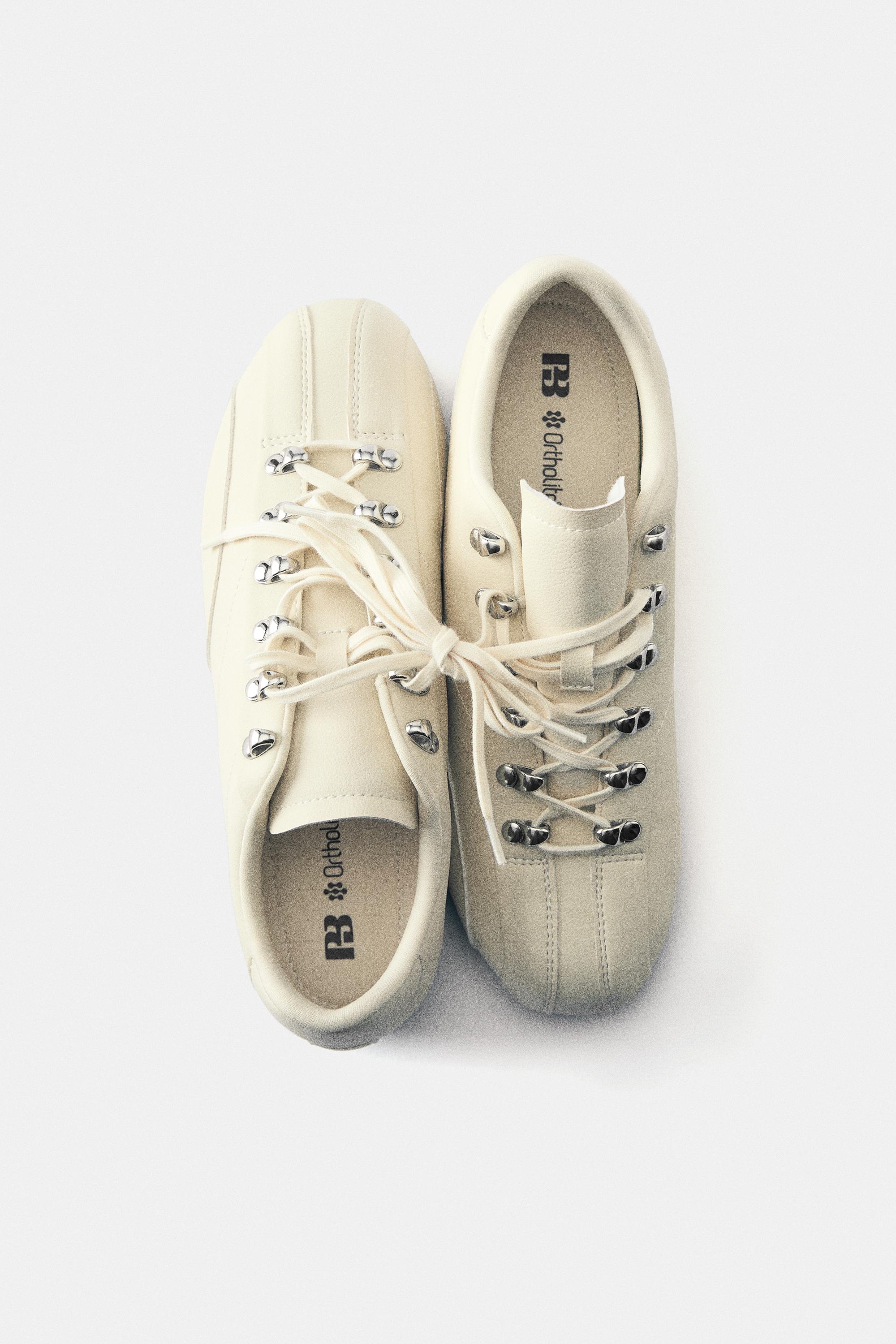 Bowling trainers — Ecru