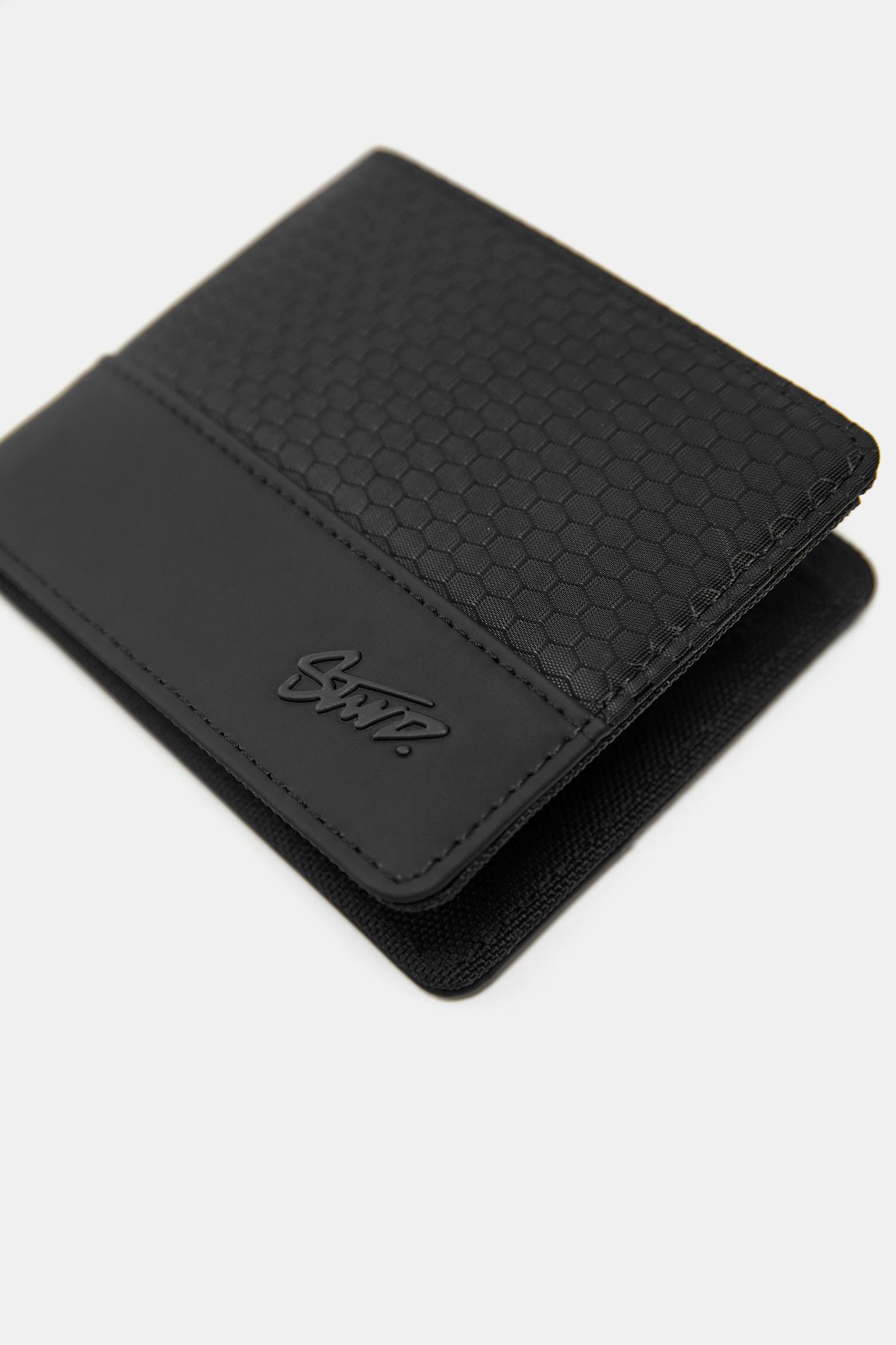 STWD naylon kabartmalı cüzdan - Görsel 8