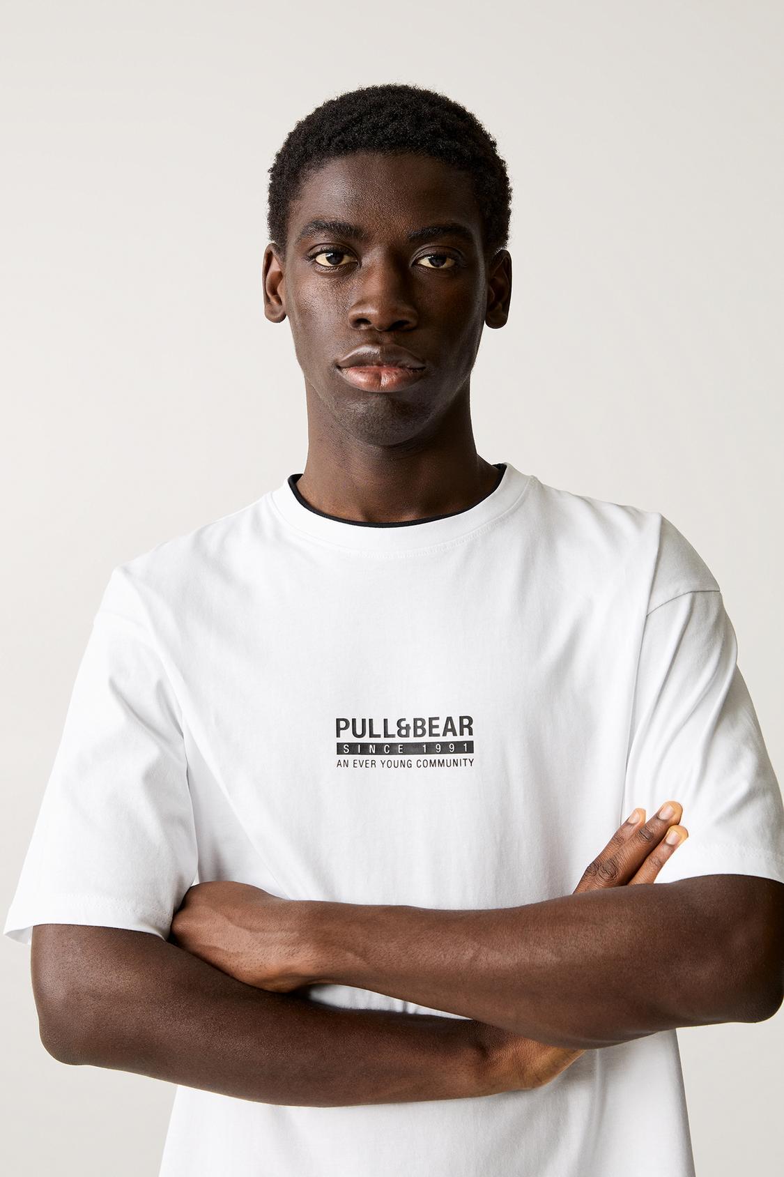 Camiseta Playeras Pull Pull& Bear Playeras Pull And Bear