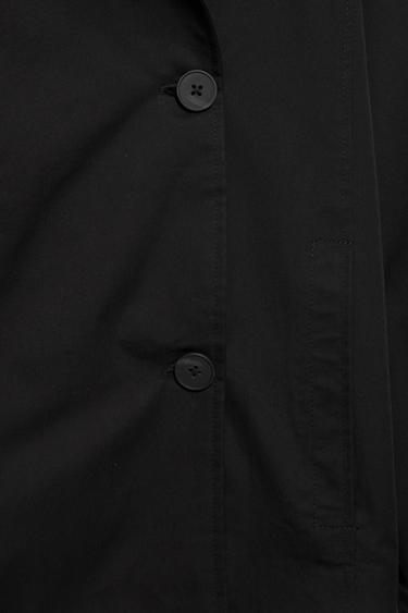 Short belted trench coat — Black 6