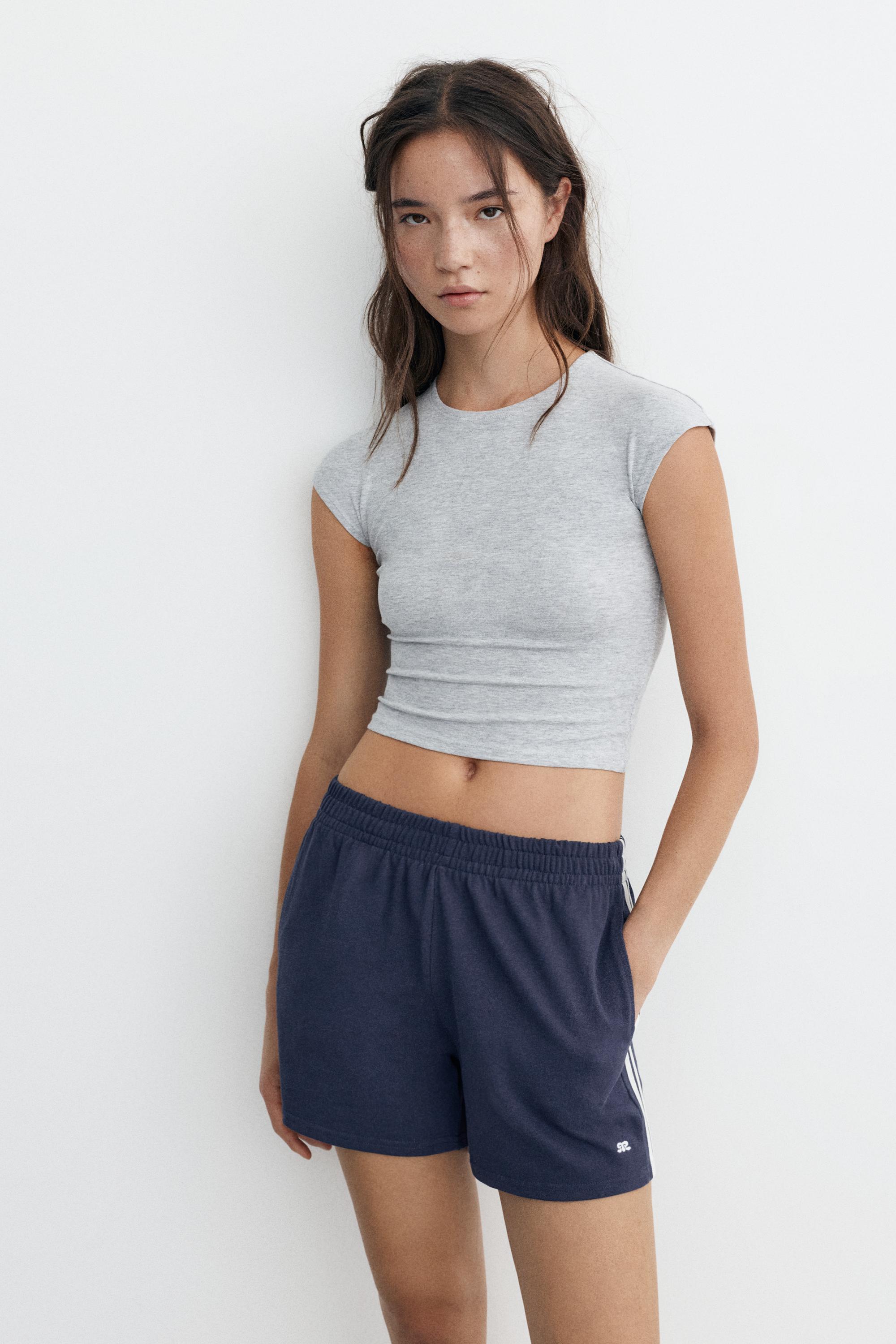 Short Sport Con Strisce Laterali