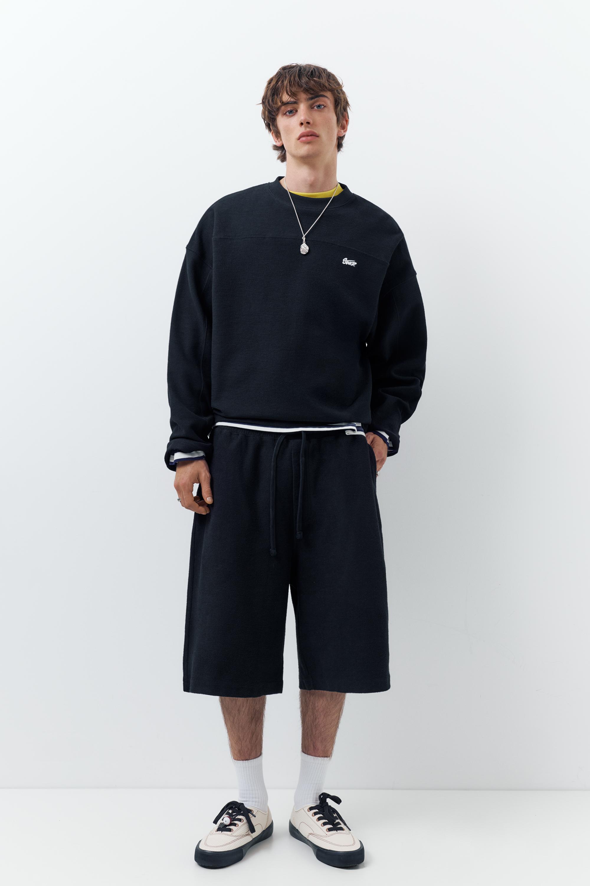 STWD skater jogger Bermuda shorts — Black