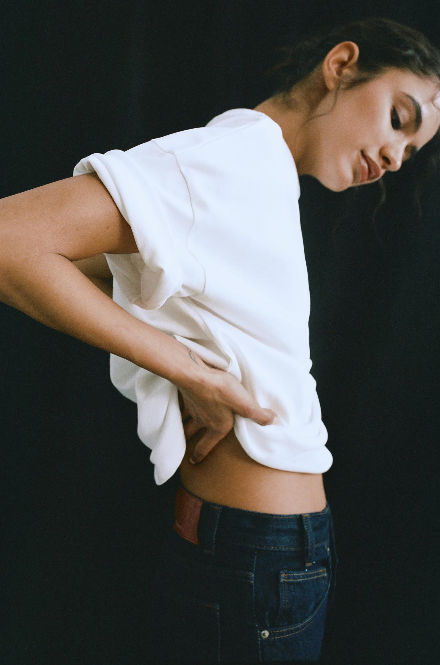 Oversize short sleeve T-shirt — White