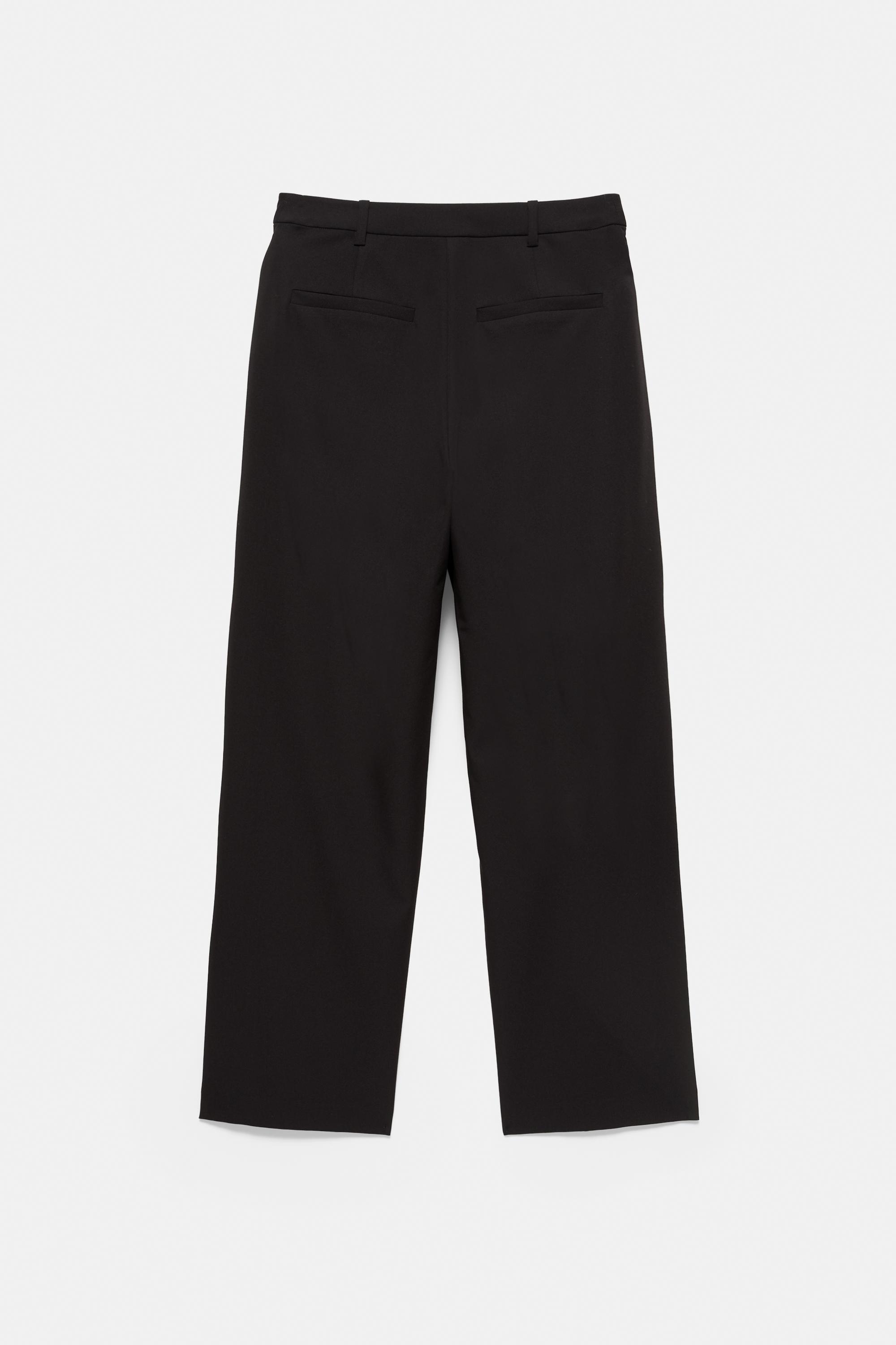 Pull&Bear Kruvaze bel klasik pantolon görsel 3